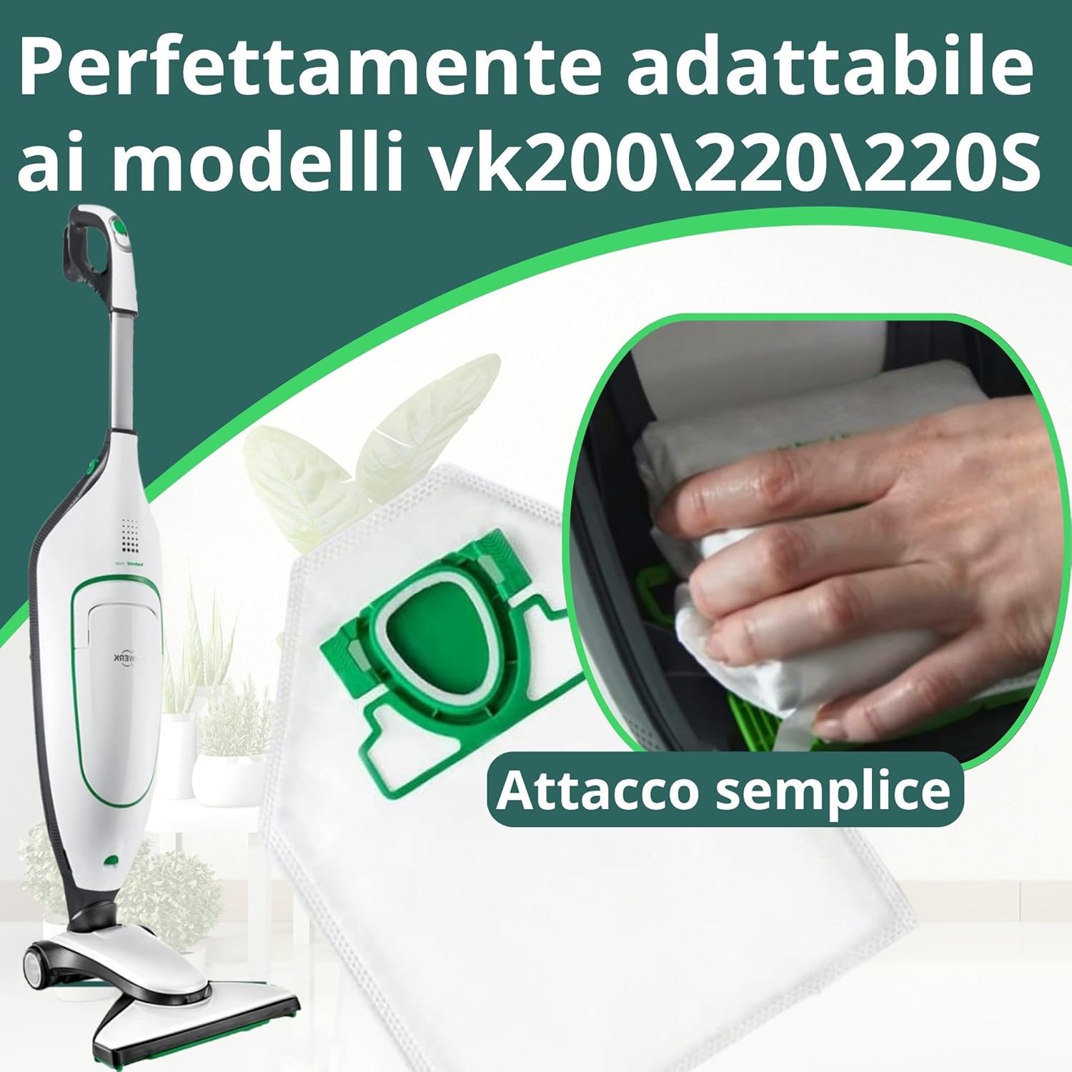 Namai - 6 Sacchetti Folletto VK200 e VK220s - immagine 2