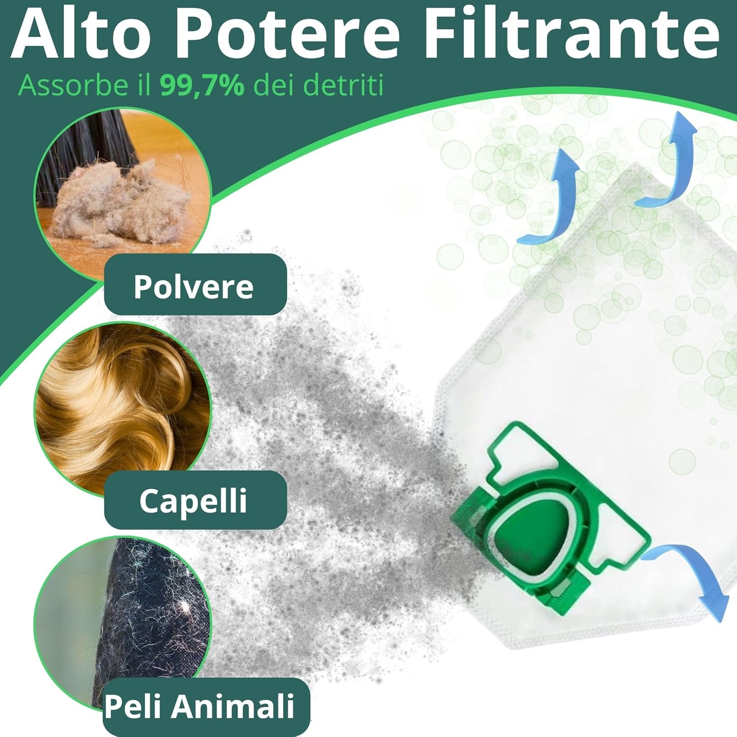 Namai - 6 Sacchetti Folletto VK200 e VK220s - immagine 4