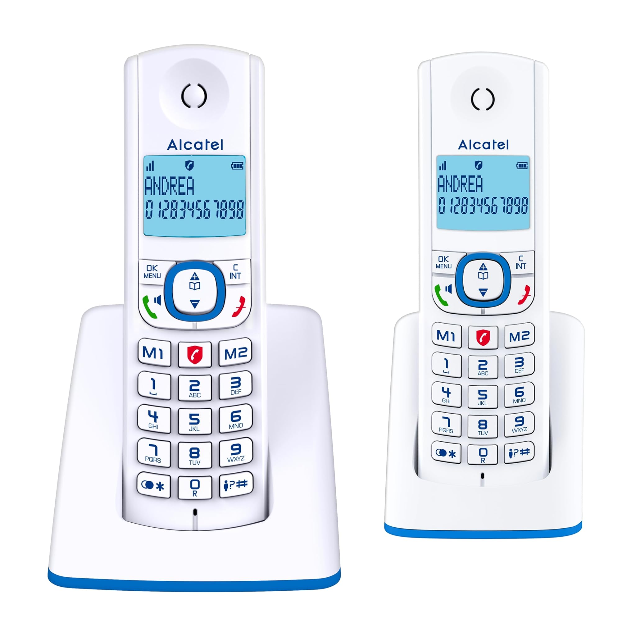 Alcatel F530 Duo - Telefono Cordless DECT