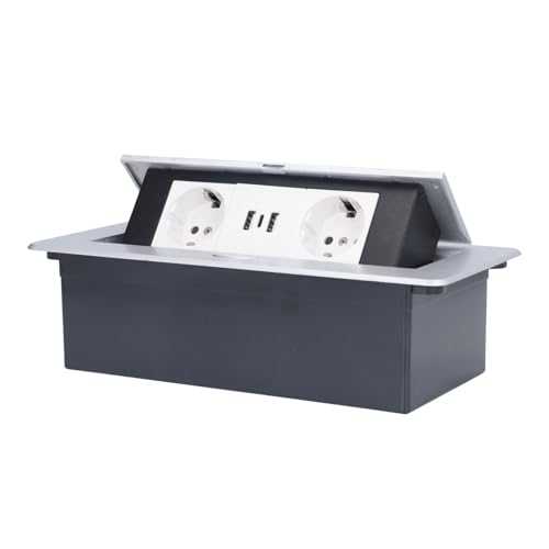 Presa Elettrica da Pavimento 16A Doppia USB-C