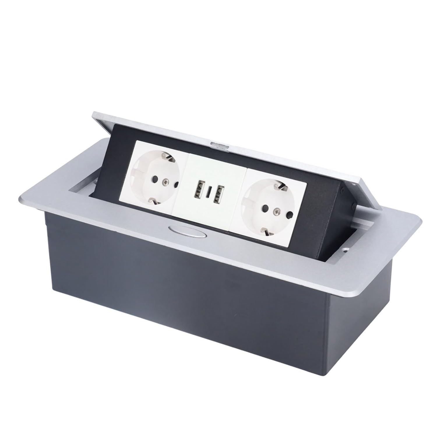 Presa Elettrica da Pavimento 16A Doppia USB-C - immagine 2