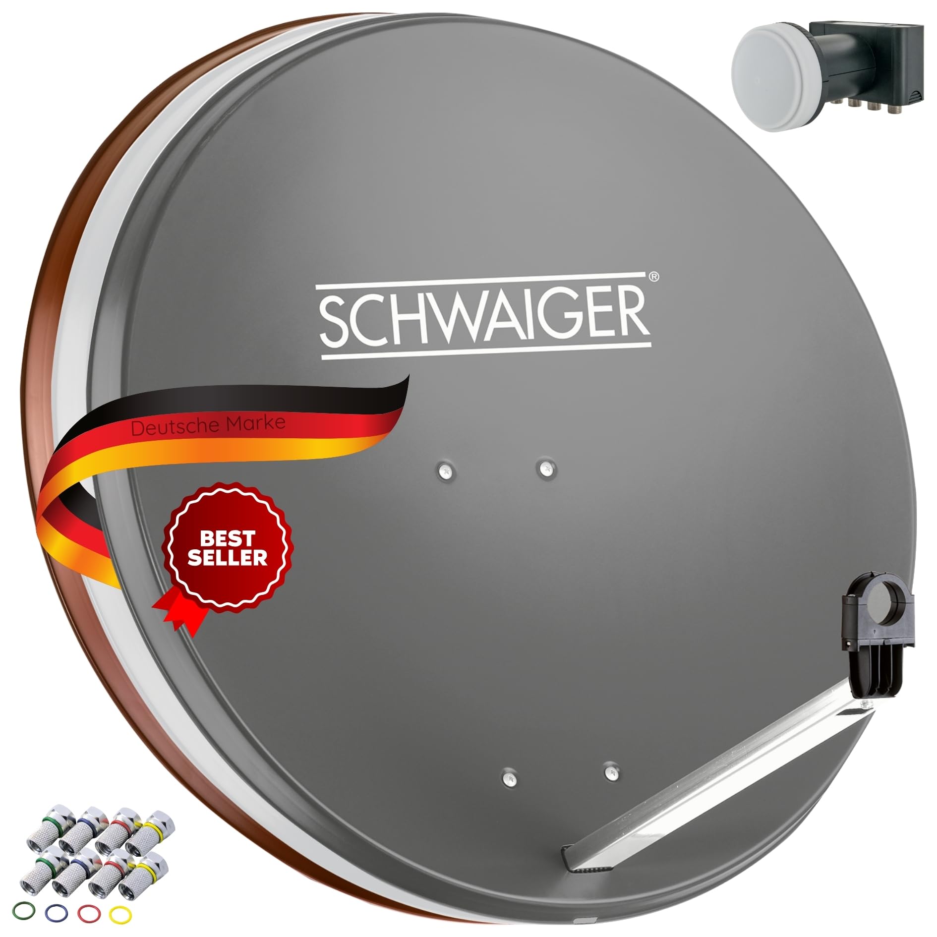 Schwaiger 517 SAT - Set Parabola Satellitare Completo