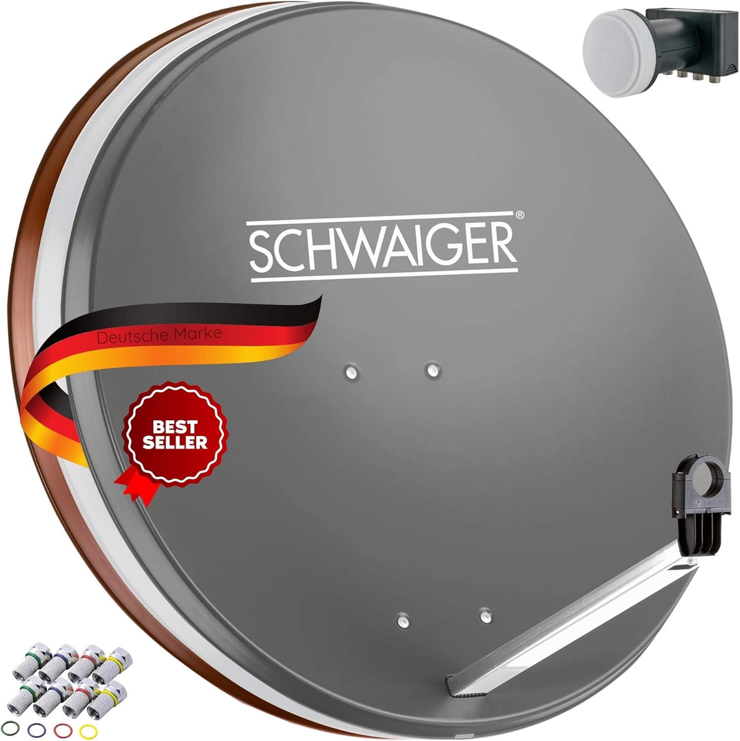 Schwaiger 517 SAT - Set Parabola Satellitare Completo - immagine 1