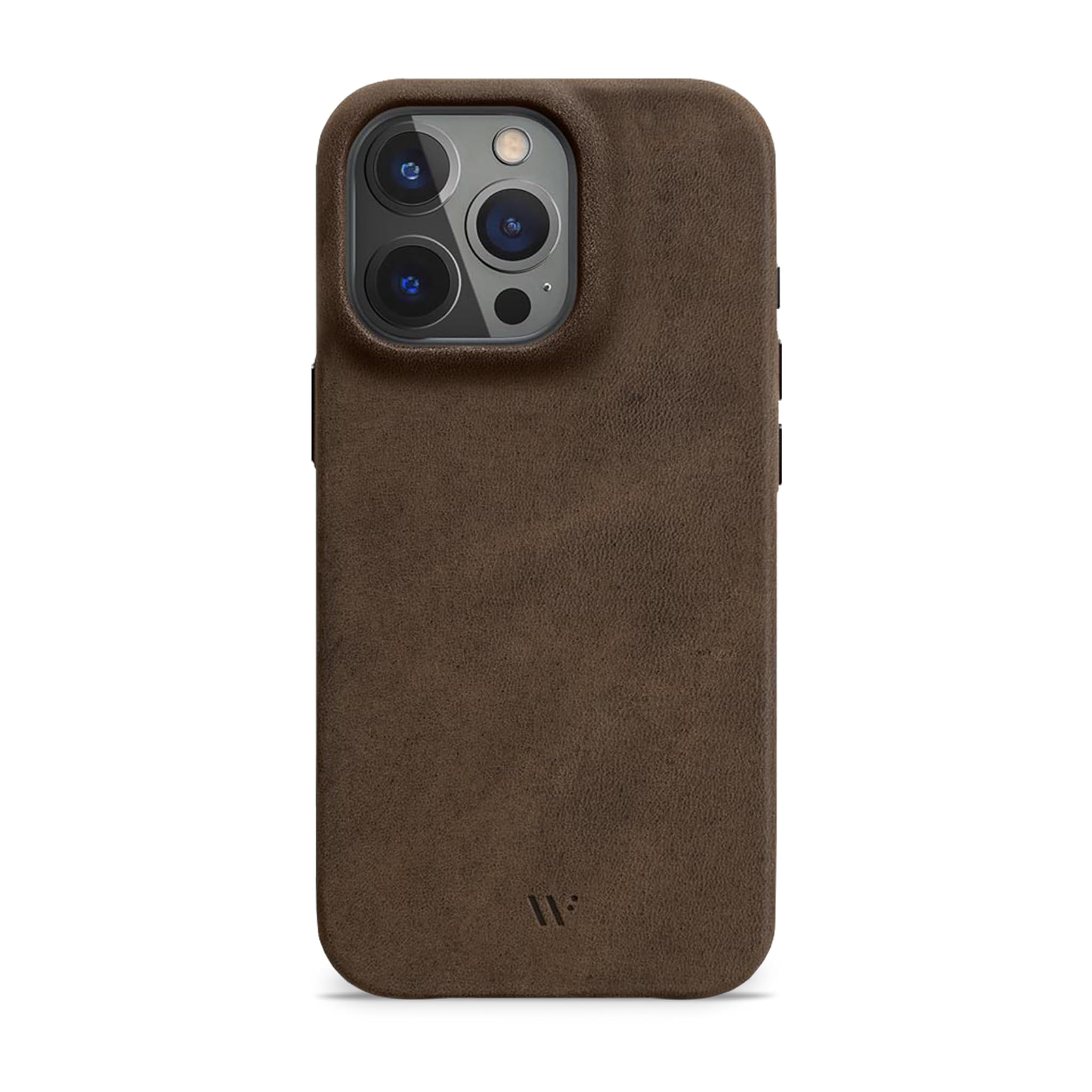 WIIUKA - Custodia per iPhone 16 Pro, in pelle tedesca, ultra sottile, di alta qualità, colore: Marrone vintage