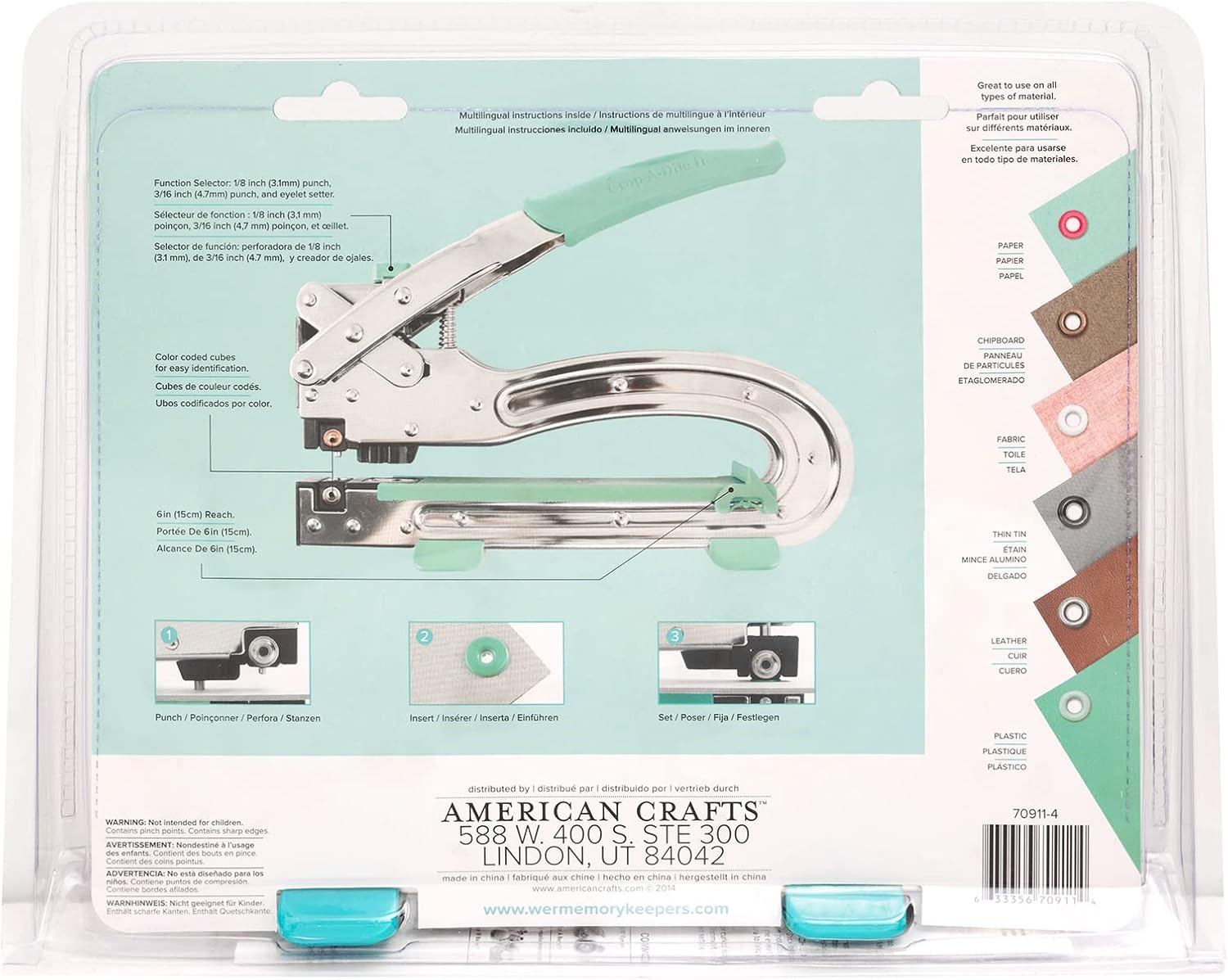 We R Memory Keepers Crop-A-Dile II Big Bite Punch - immagine 3