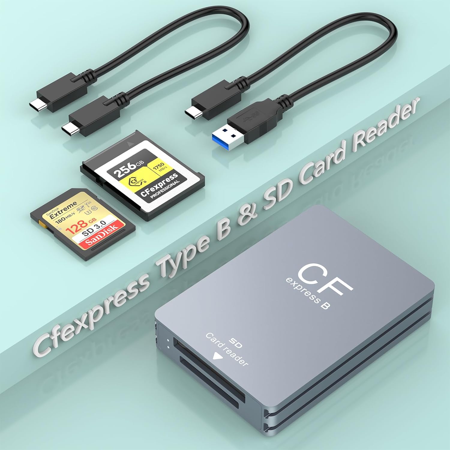 Lettore Schede CFexpress Tipo B e SD USB 3.2 Gen 2 - immagine 1