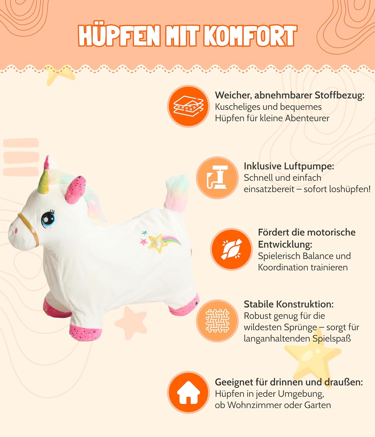 Bayer Chic 2000 Unicorno Gonfiabile con Pompa - immagine 3