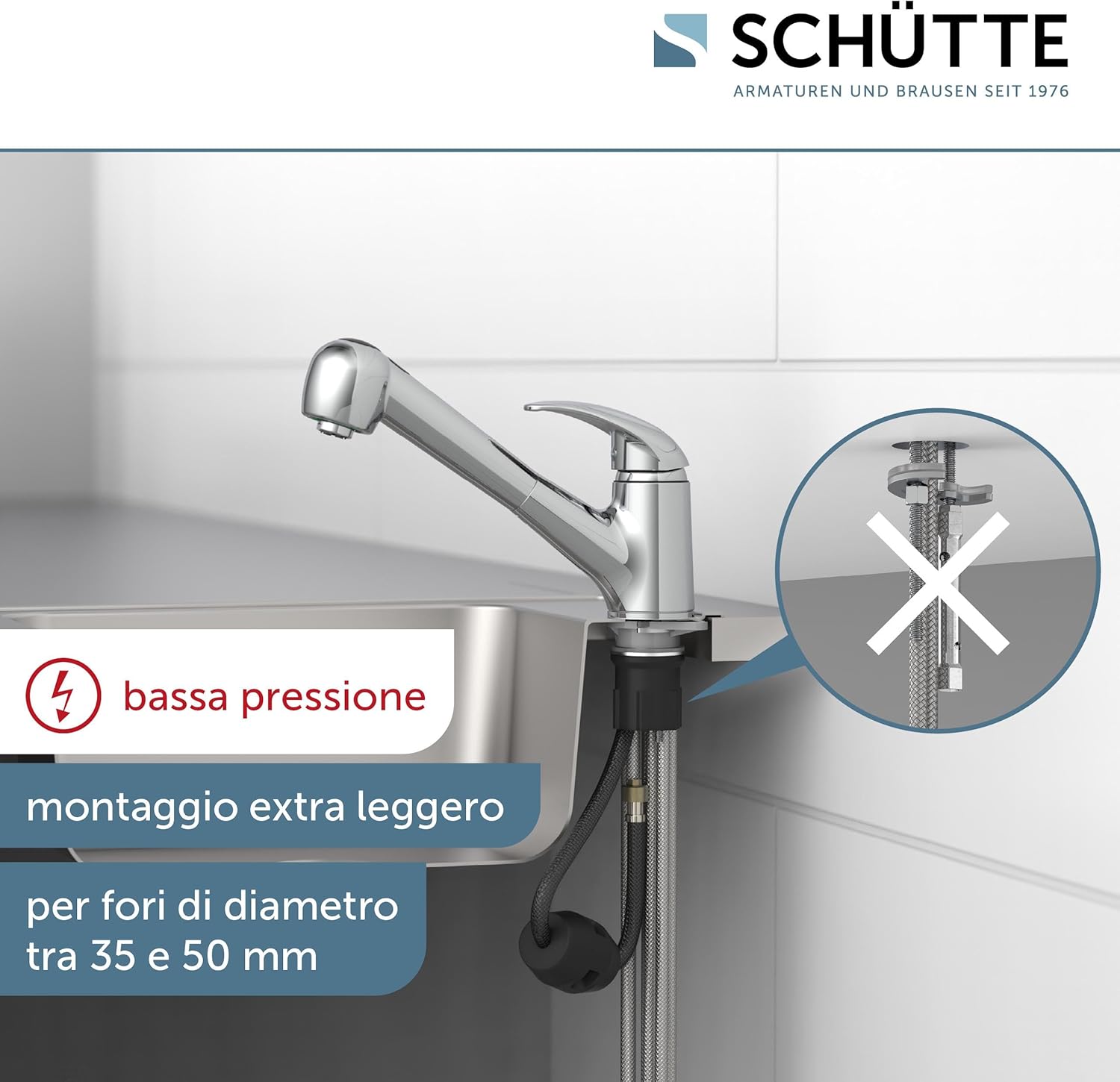 Schütte ABERDEEN 33379 - Rubinetto Cucina Bassa Pressione - immagine 2