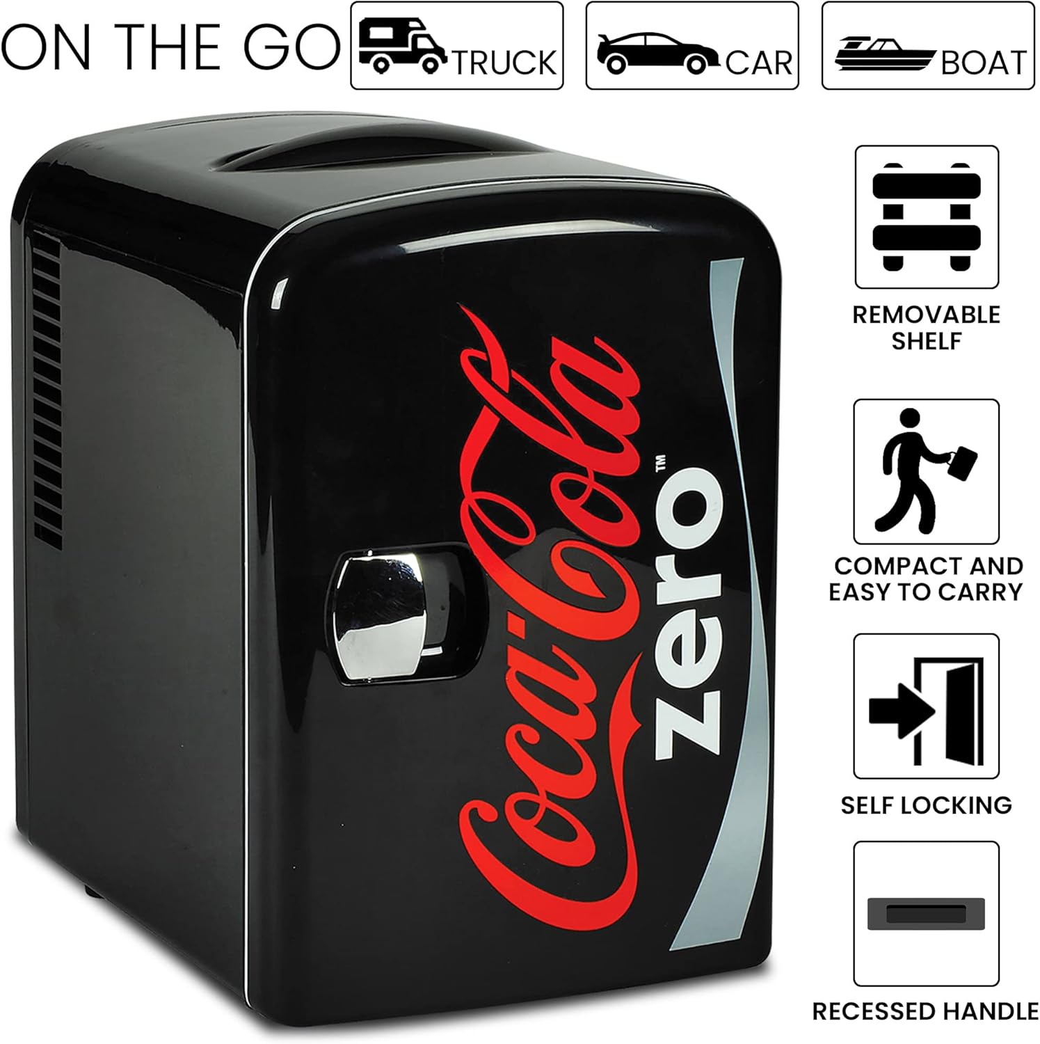 Coca-Cola Zero Mini Frigo Termoelettrico 4L - immagine 6
