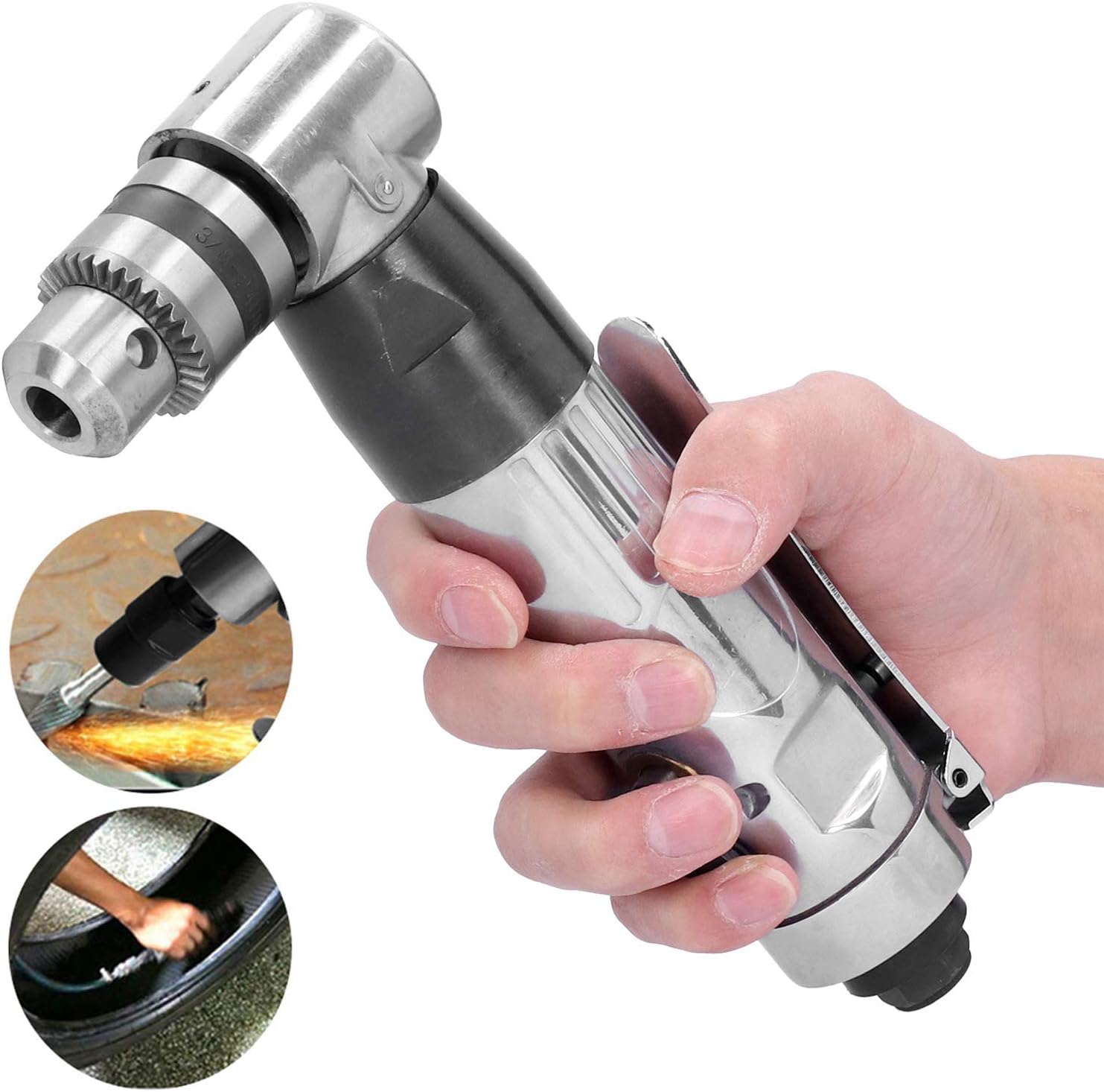 Fafeicy Trapano Pneumatico Ad Angolo Retto 90° - immagine 2