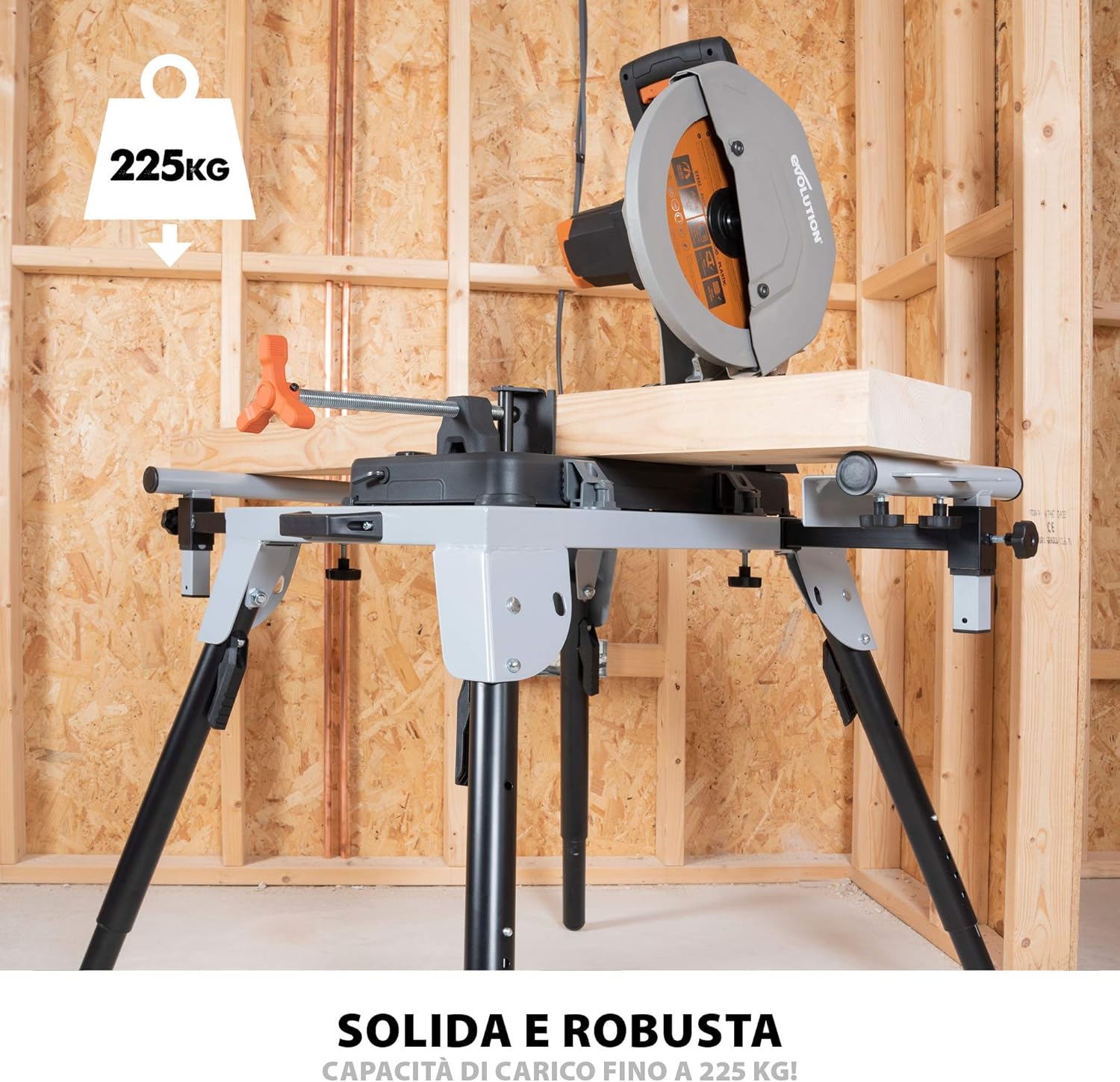 Evolution Power Tools Supporto Universale per Troncatrice - immagine 3