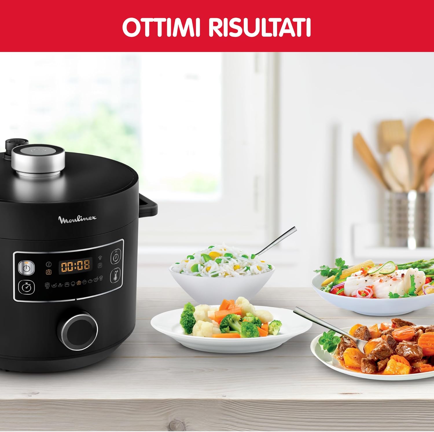 Moulinex CE7548 Turbo Cuisine Multicooker 5 Litri - immagine 6