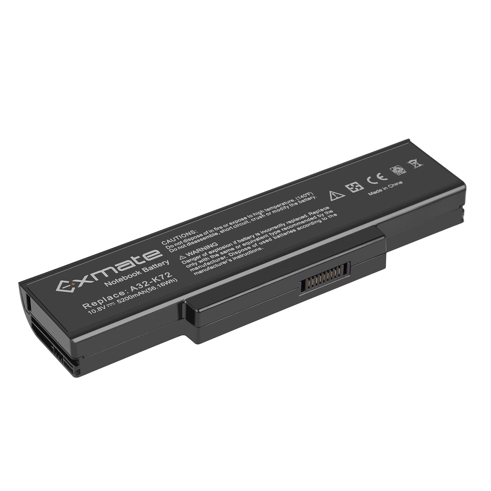 Exmate 5200mAh Batteria A32-K72 per Asus K72 N71