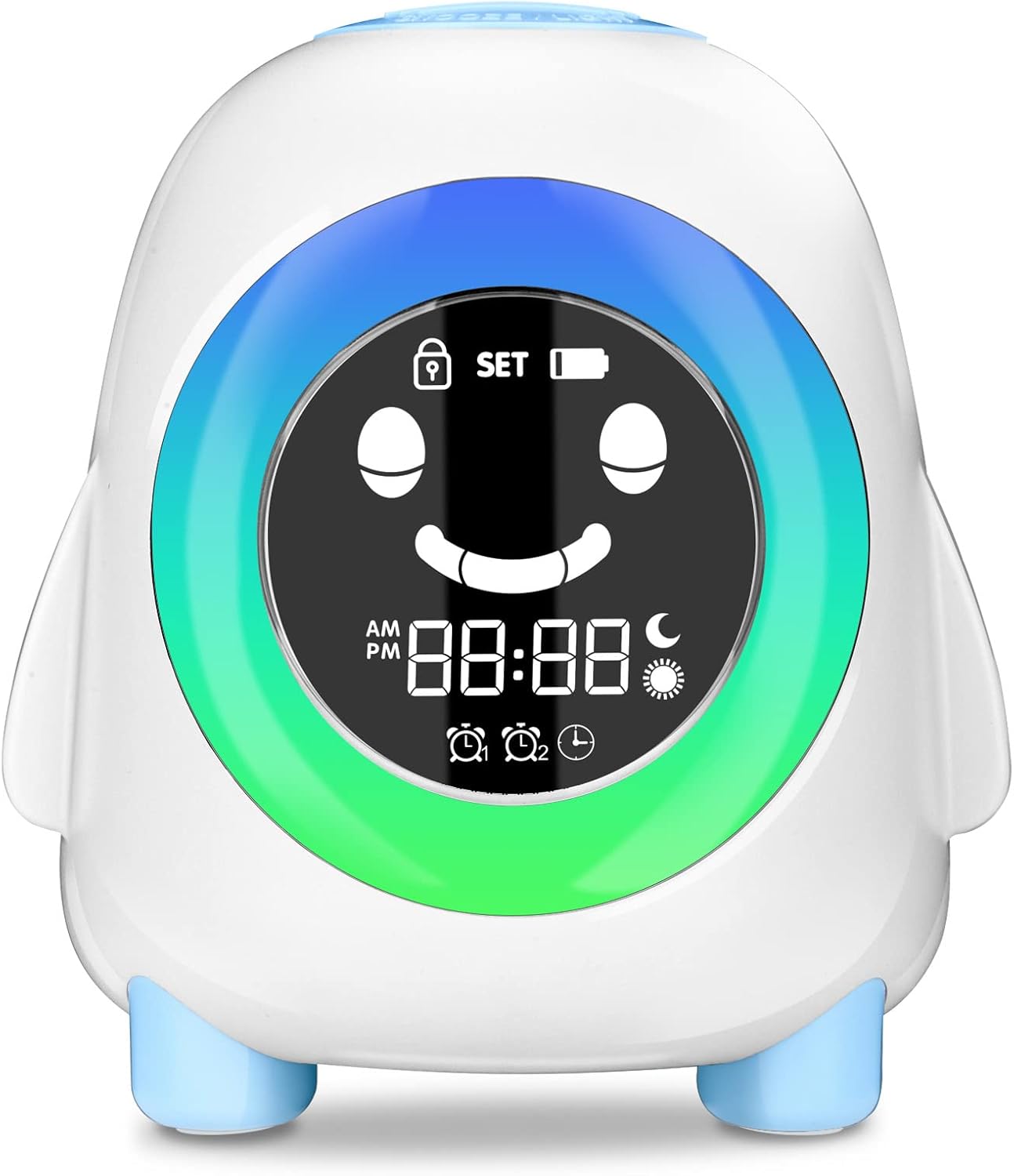 Cadrim Sveglia Digitale per Bambini Wake-up Light USB - immagine 4