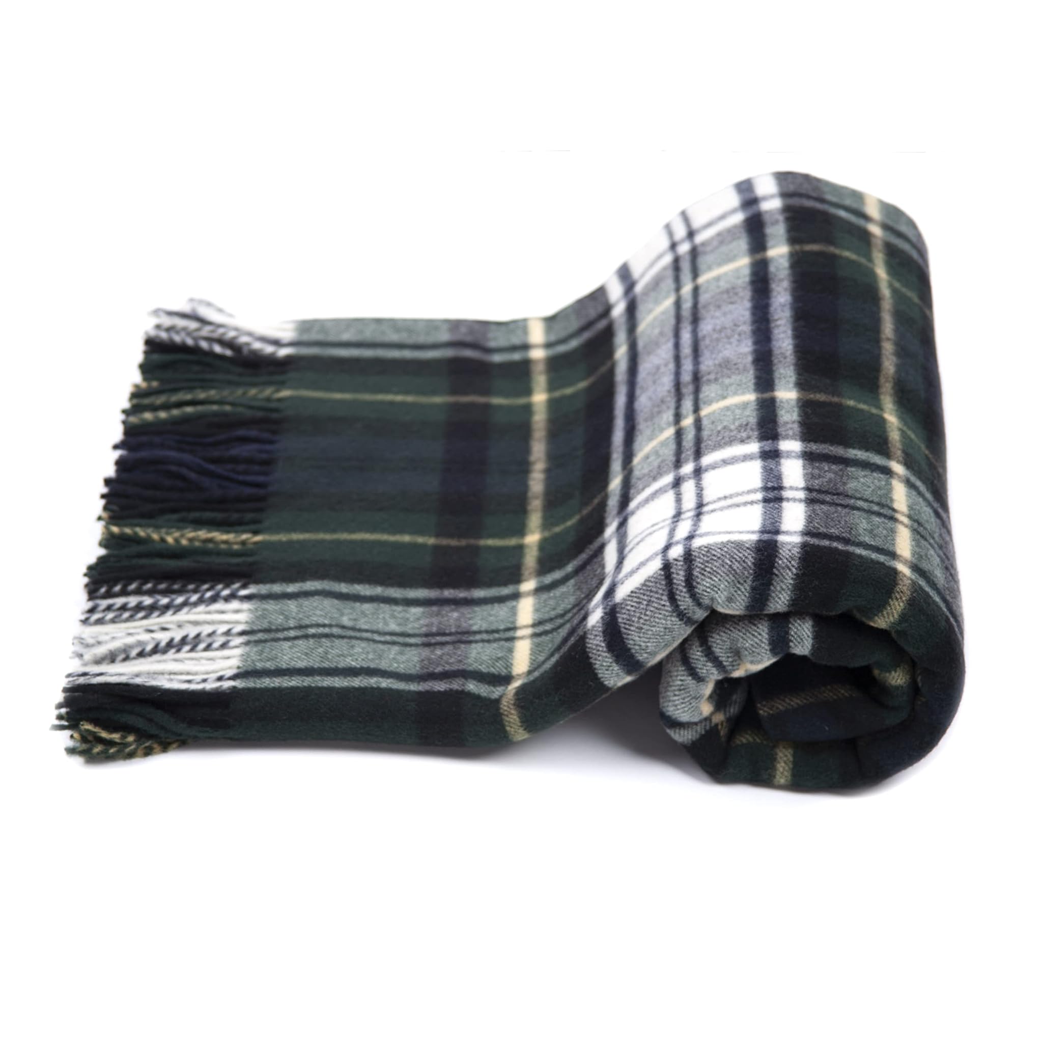 Ma.al.bi 1947 Plaid Scozzese 100% Pura Lana 150x180 cm