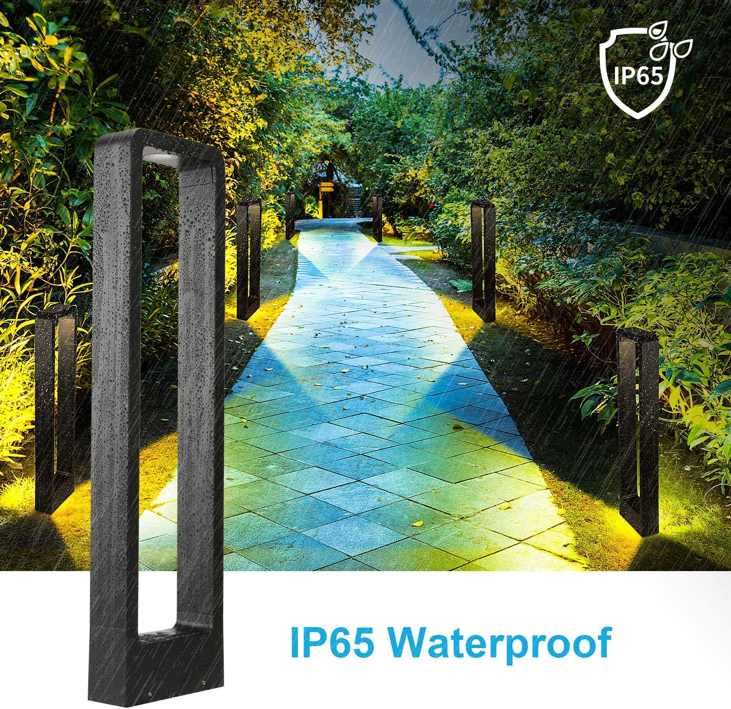 Ledmo Lampione da Giardino 12W 3000K IP65 - immagine 4