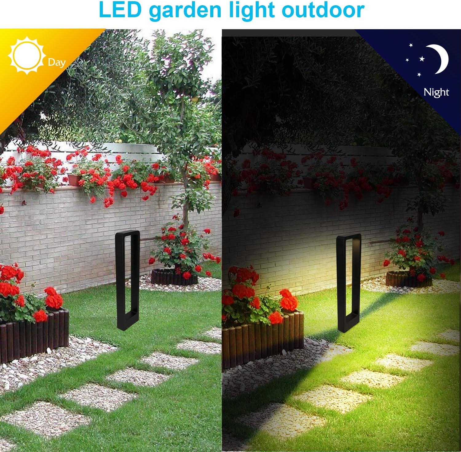 Ledmo Lampione da Giardino 12W 3000K IP65 - immagine 5