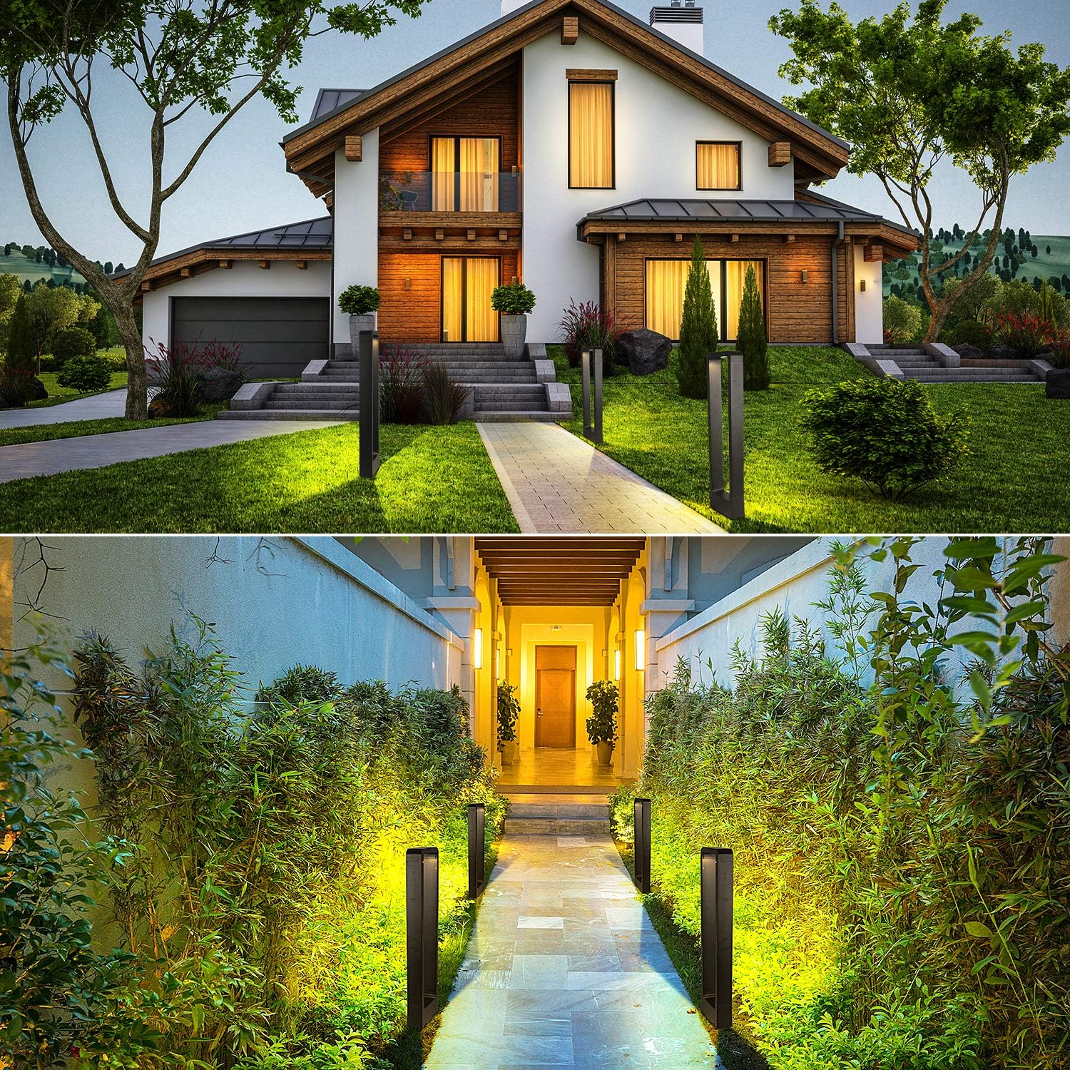 Ledmo Lampione da Giardino 12W 3000K IP65 - immagine 6