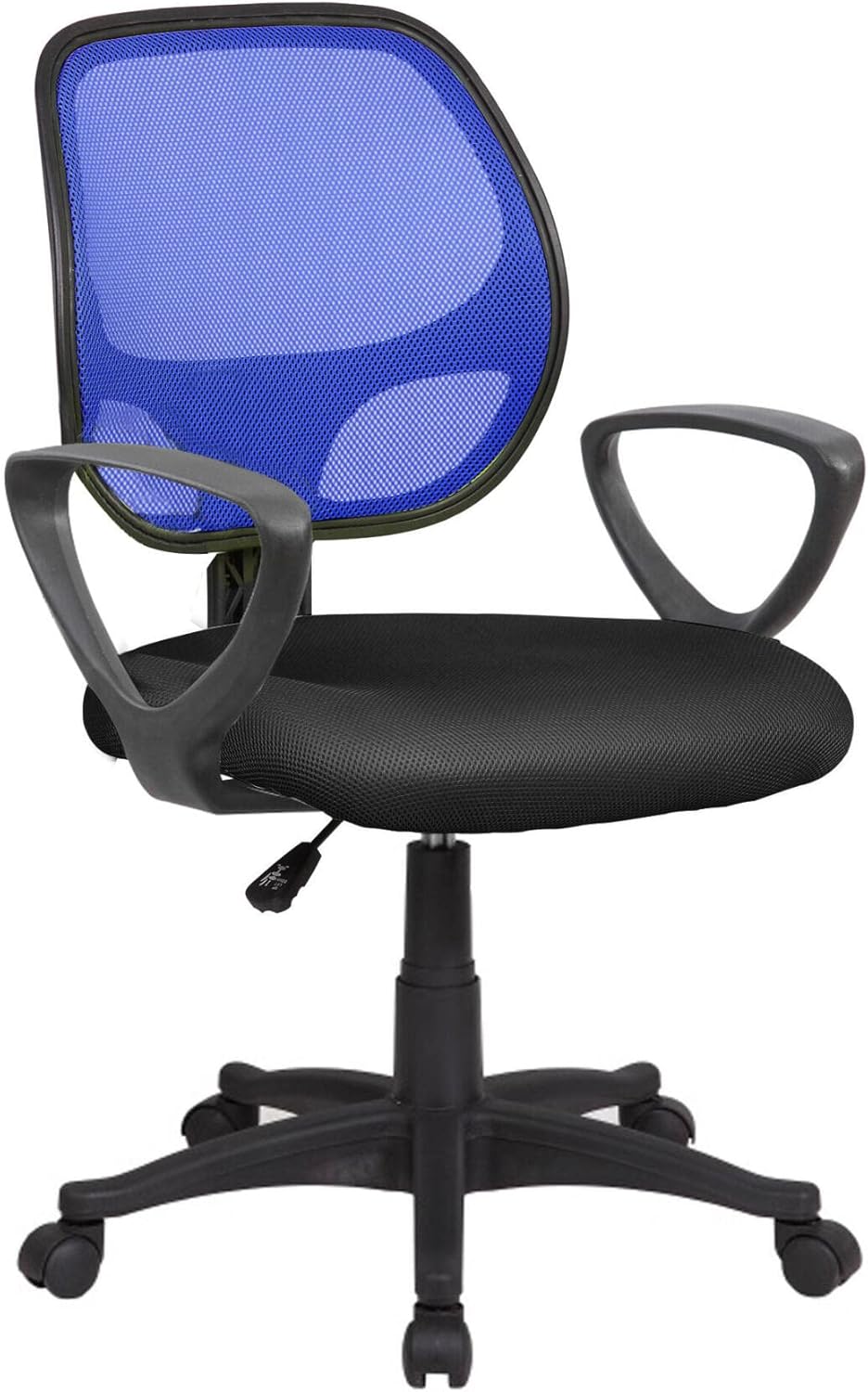 Dmora Sedia da Ufficio Geraldton a Rete con Braccioli - immagine 1