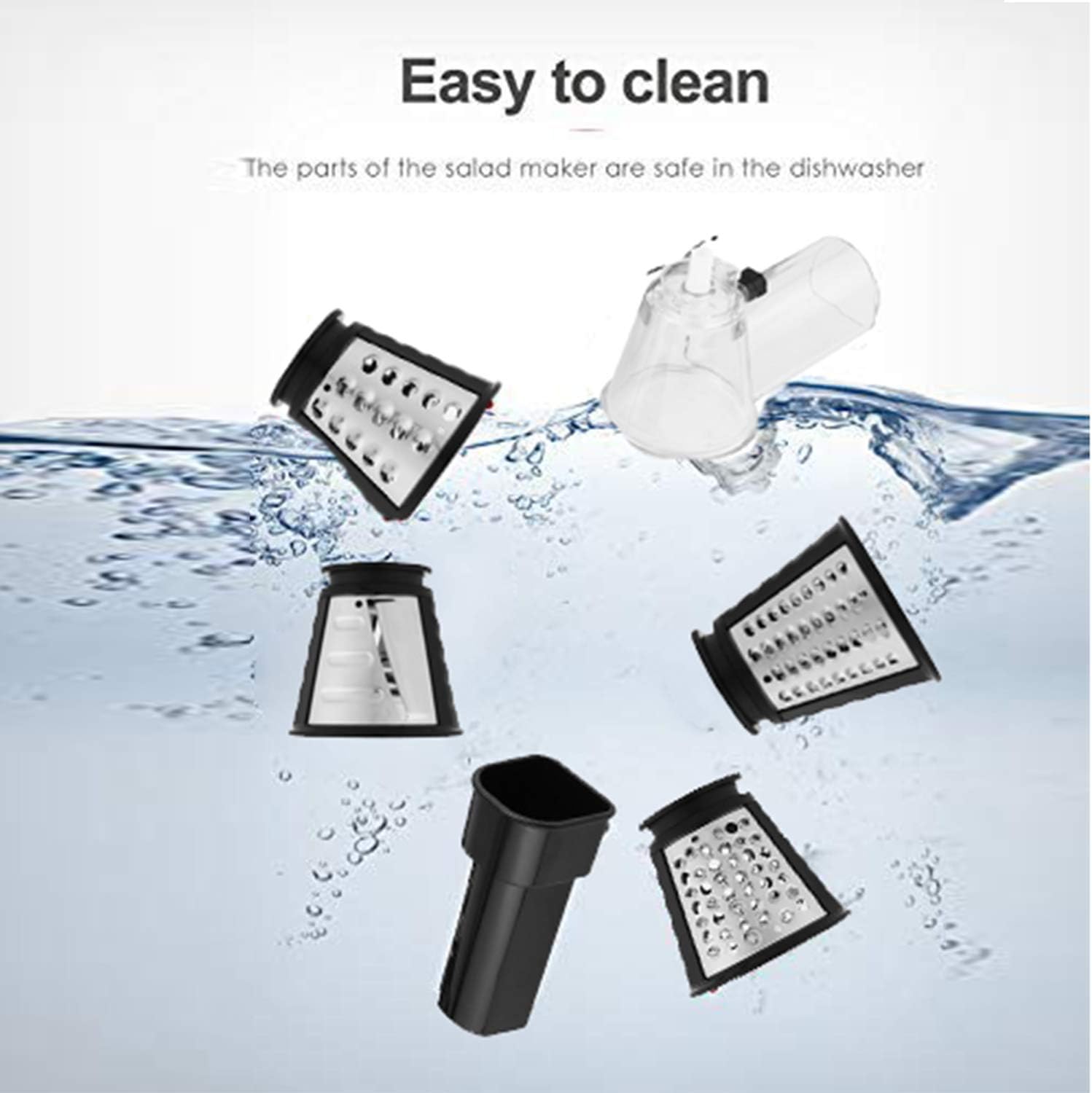 Coocheer Grattugia Affettaverdure Elettrica 150W - immagine 4