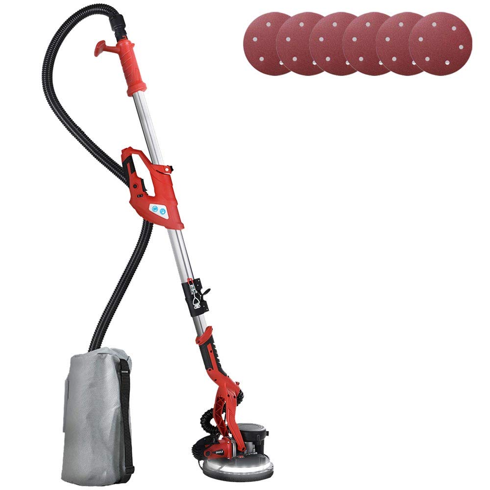 Bakaji Levigatrice Muro Soffitto Pieghevole con LED