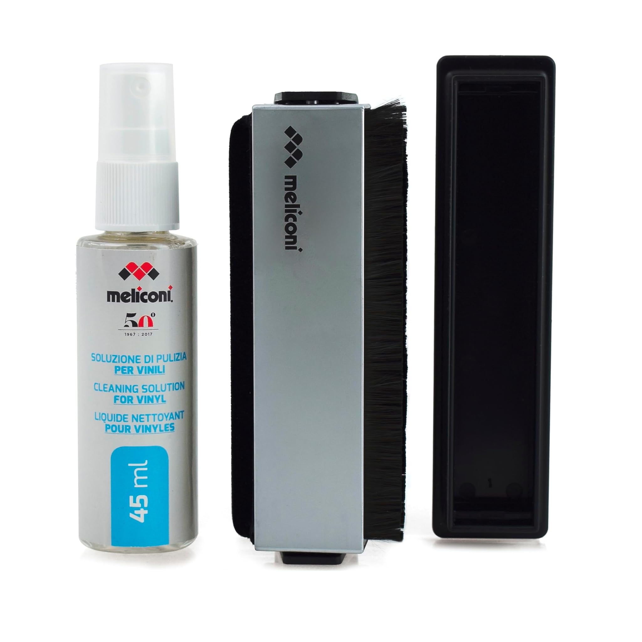 Meliconi Vinyl Kit di Pulizia Professionale per Dischi