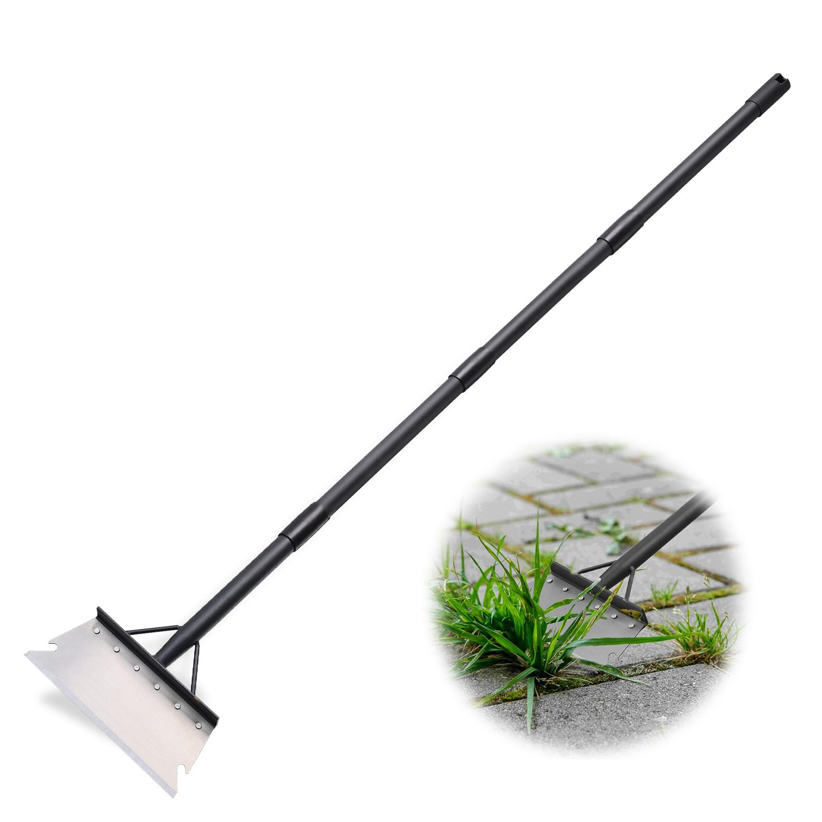 Pala Multifunzionale per Pulizia Giardino con Manico 148 cm