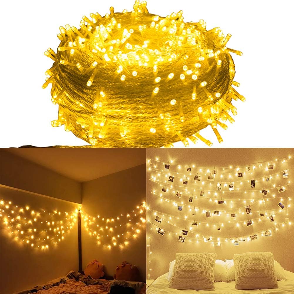 Moveonstep Luci Natale 300 LED 33M, Bianco Caldo - immagine 2