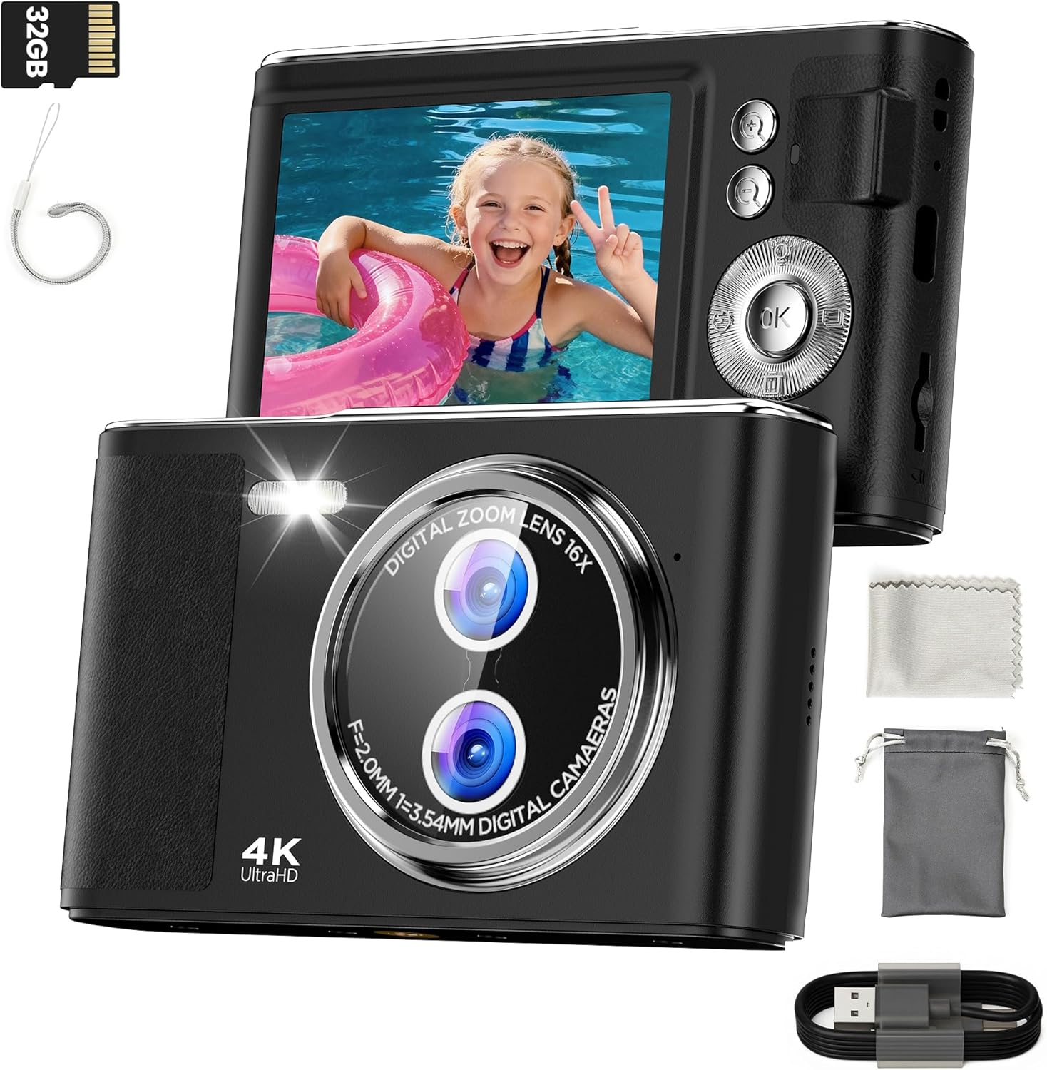 Fotocamera Digitale Bambini 48MP 4K con Schermo 2,8" - immagine 1