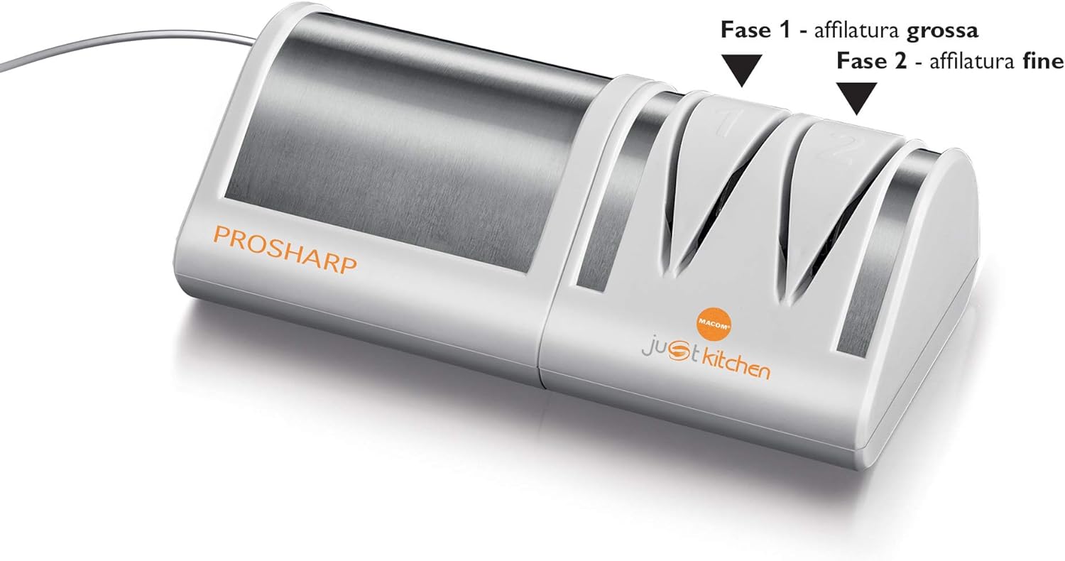 Macom Affilacoltelli Elettrico Professionale Just Kitchen 827 Prosharp - immagine 2