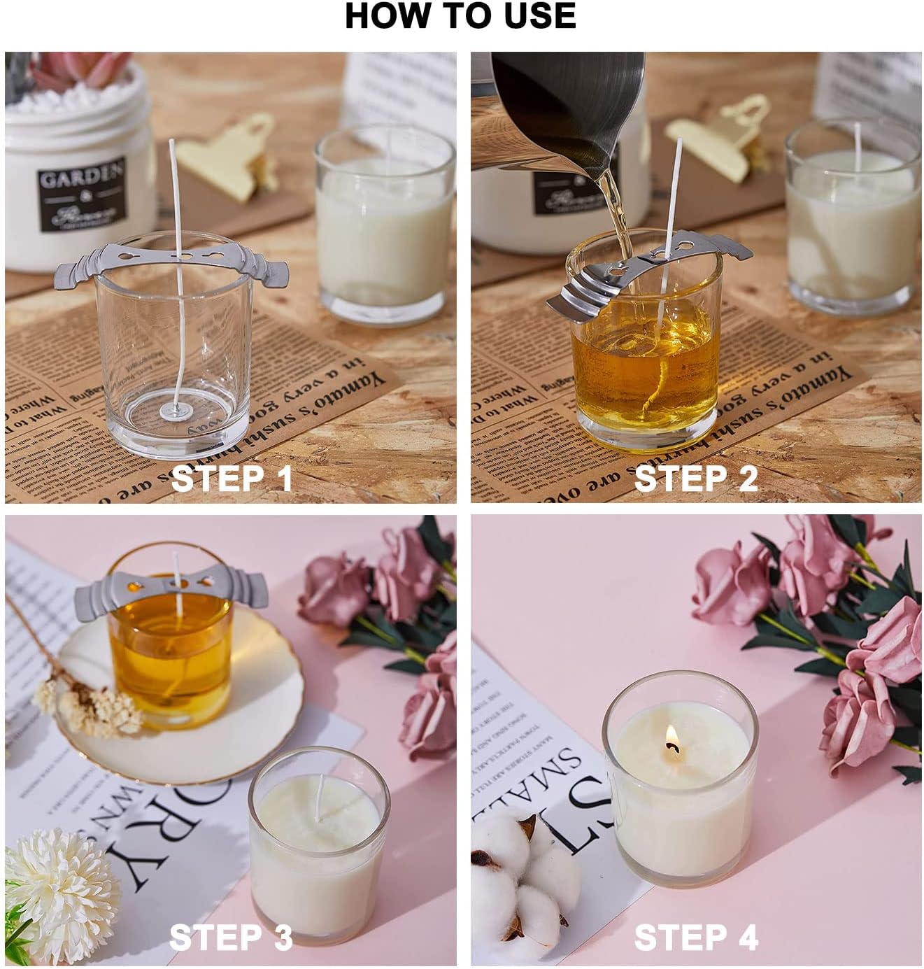 Fruitlet® Stoppini per Candele 100% Cotone, 90 Pezzi - immagine 3