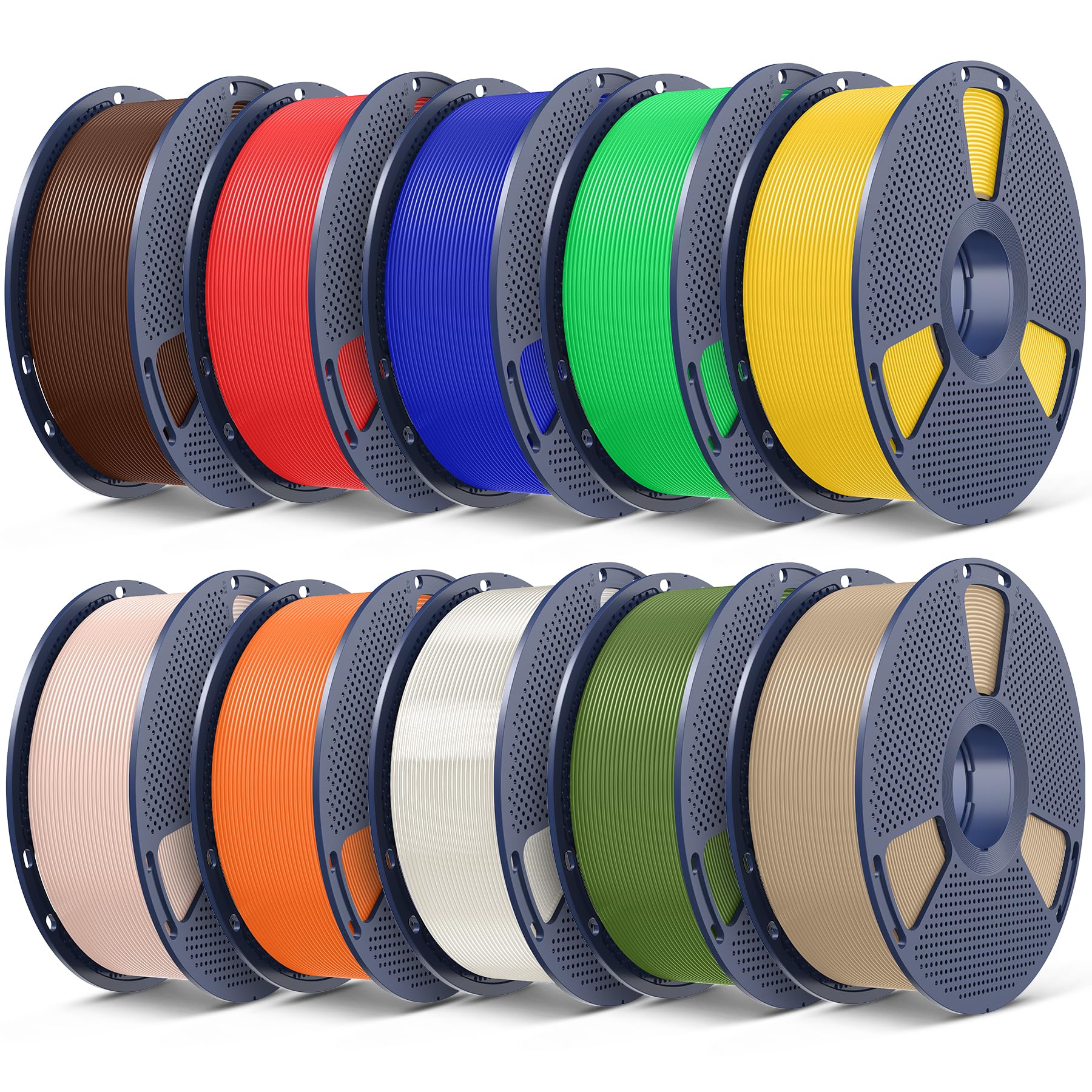 Sunlu Bundle 10KG Filamento PLA Plus 1.75mm Multicolore