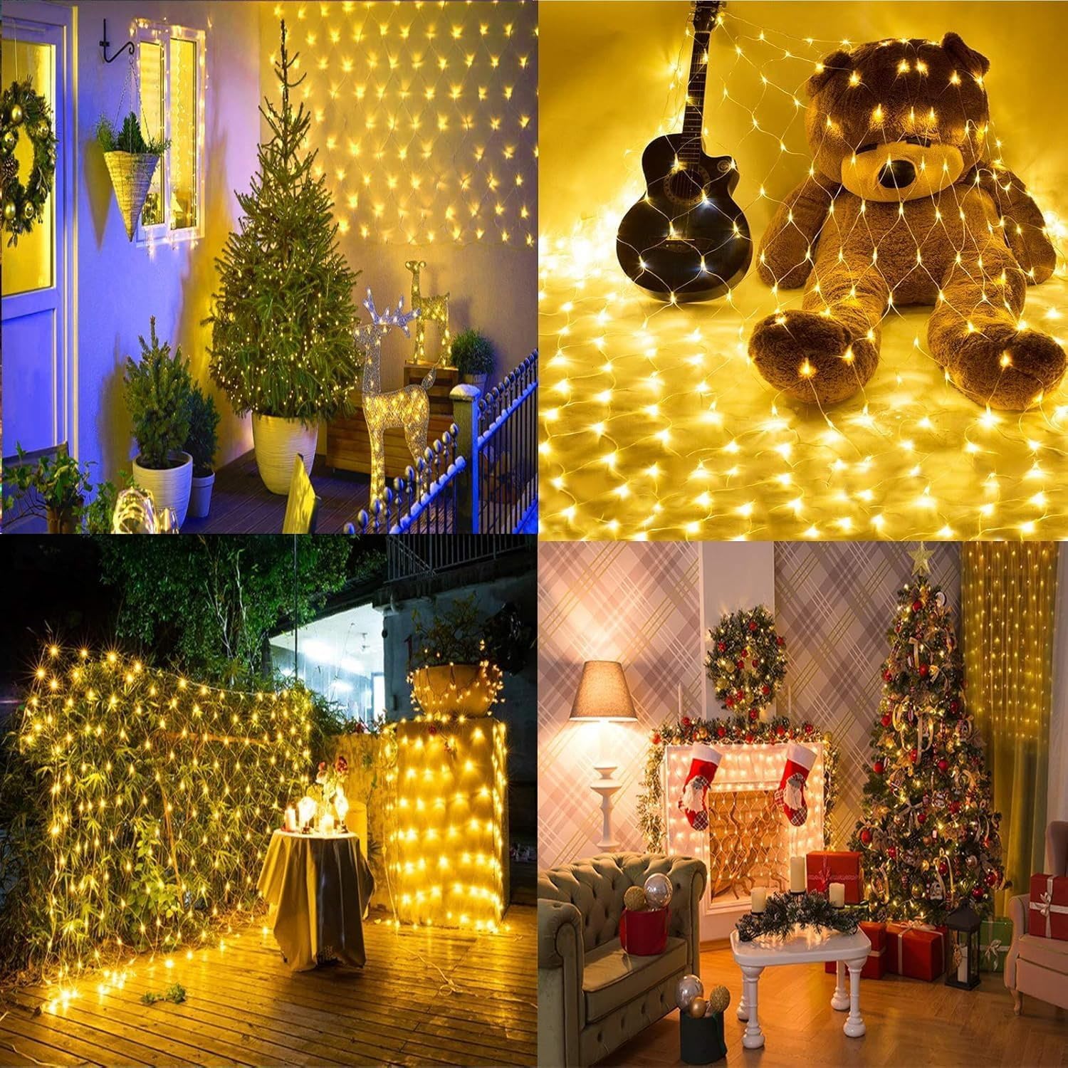 Joycome Rete Luminosa Natale Esterno 3x2M 200 LED - immagine 2