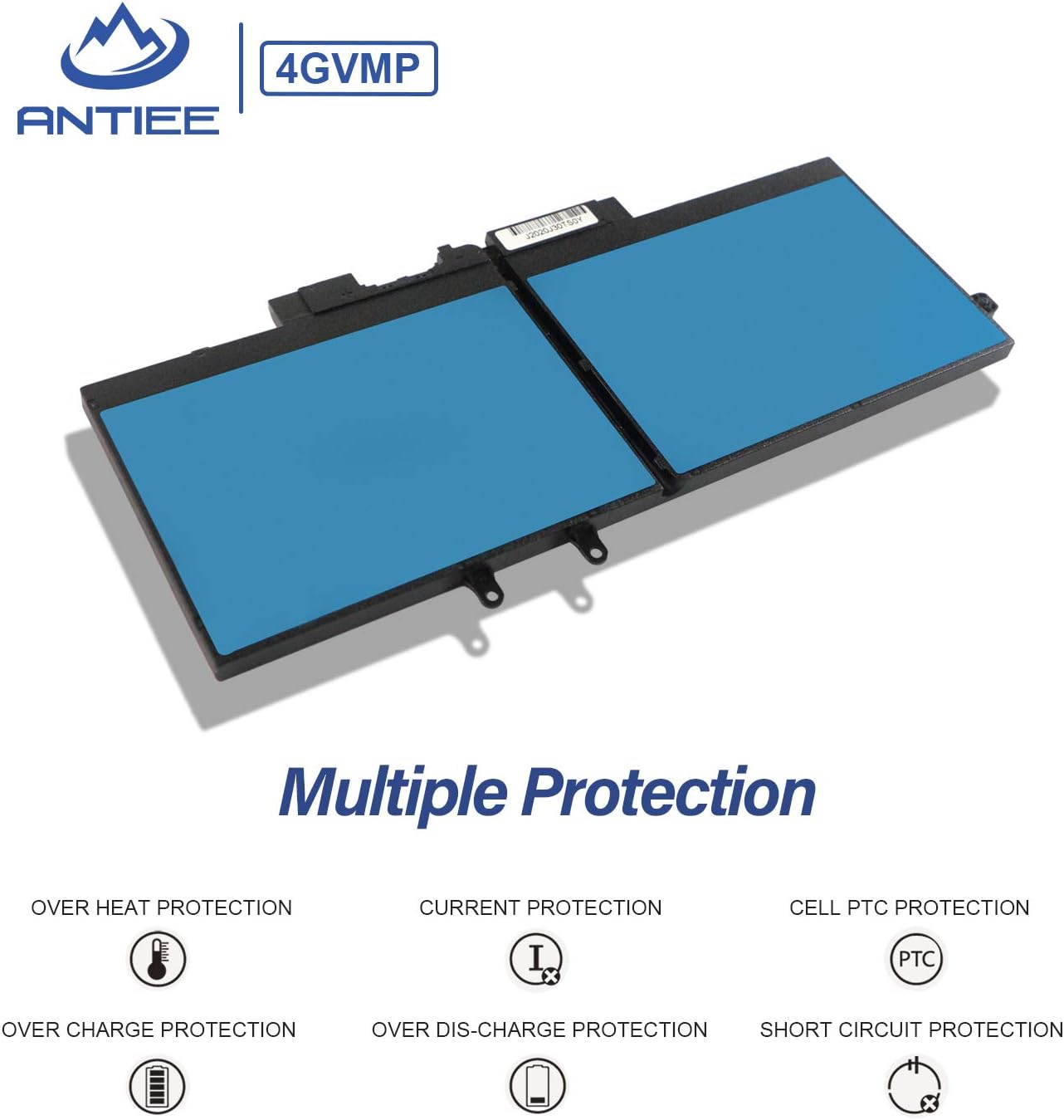 Antiee Batteria Laptop 4GVMP 7.6V 68Wh - immagine 5