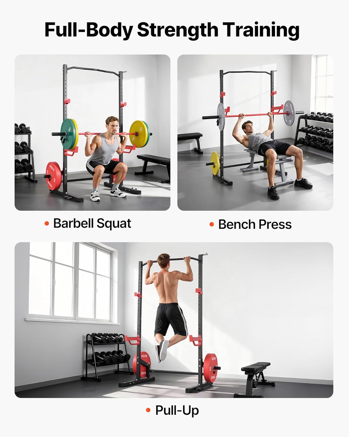 Vevor Power Tower Dip Station Multifunzionale 453kg - immagine 2