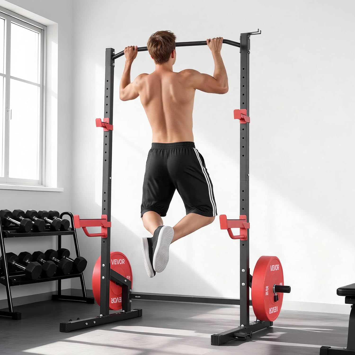 Vevor Power Tower Dip Station Multifunzionale 453kg - immagine 8