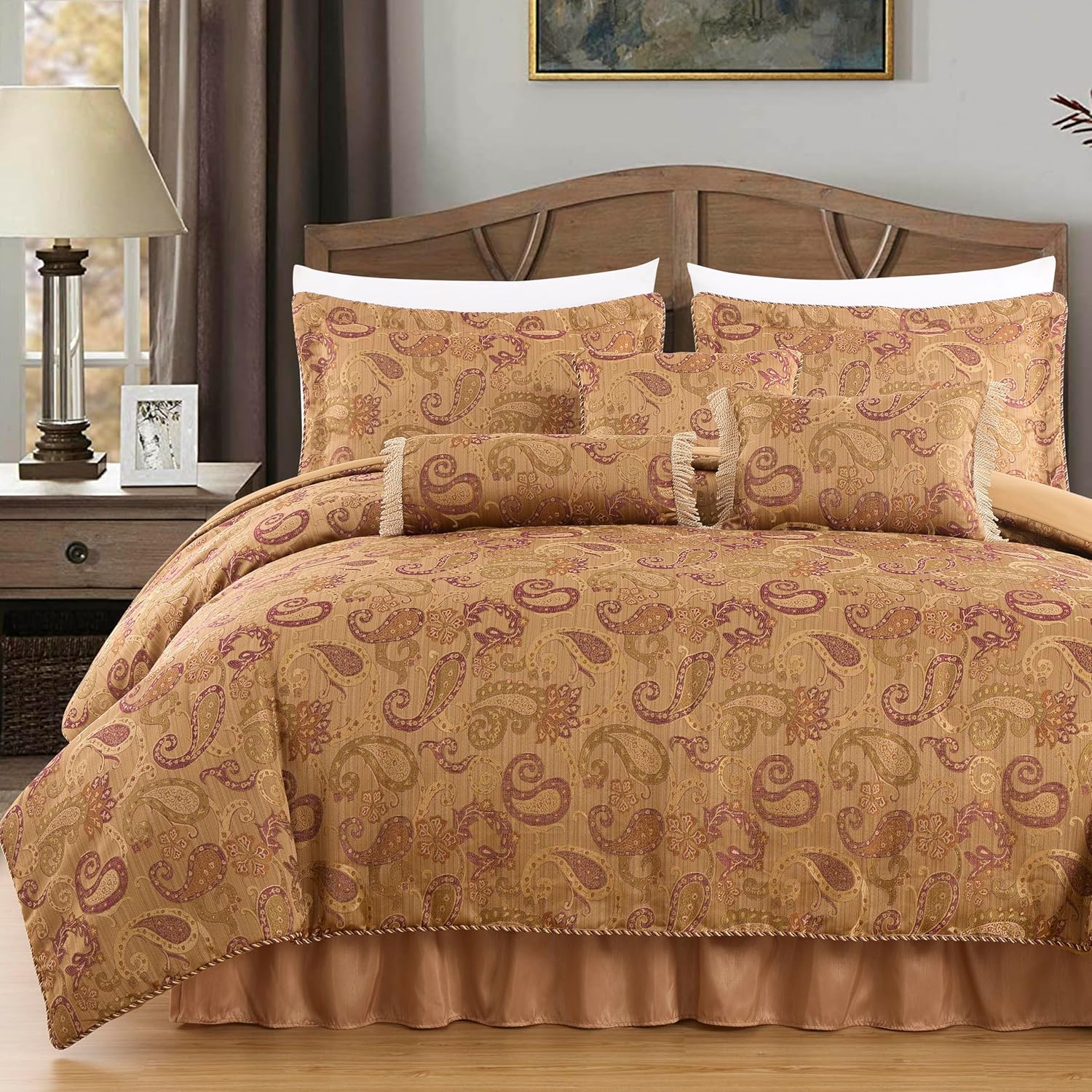 Chezmoi Collection Adelle - Set Biancheria Letto 7 Pezzi - immagine 1