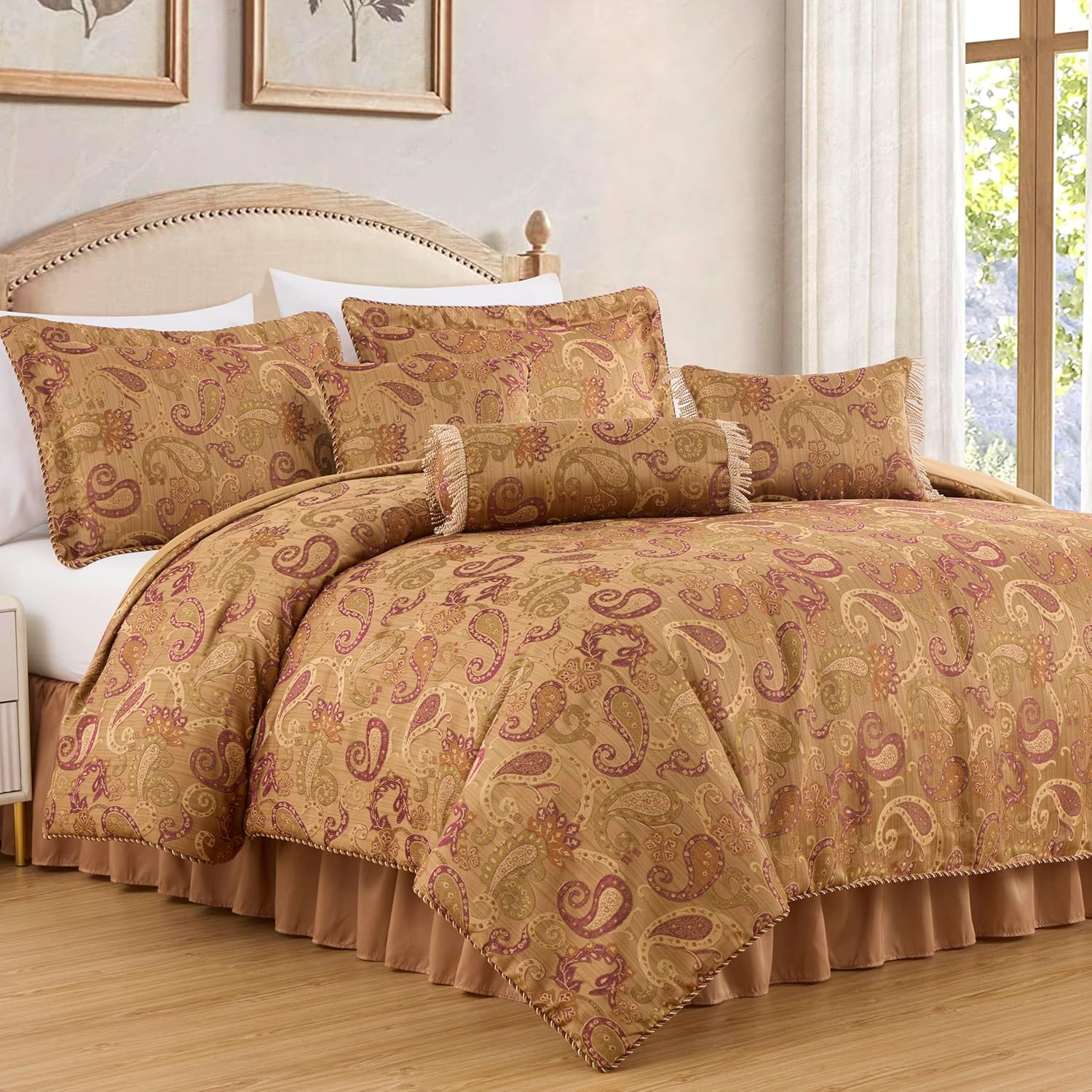 Chezmoi Collection Adelle - Set Biancheria Letto 7 Pezzi - immagine 2