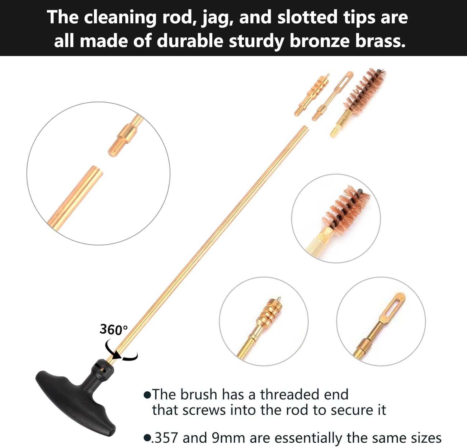 Boosteady Kit Pulizia Armi Elite per Pistole - immagine 6