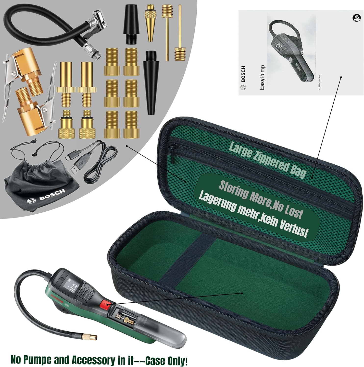 Woollo Custodia Rigida per Bosch EasyPump - immagine 2