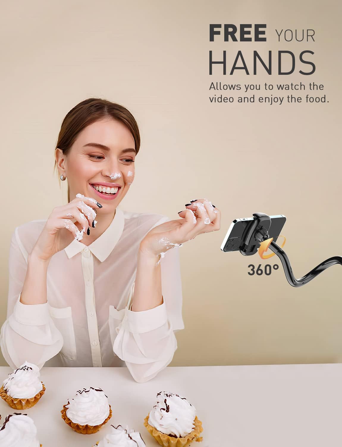 Tryone Porta Cellulare a Collo d'Oca 90cm - immagine 2