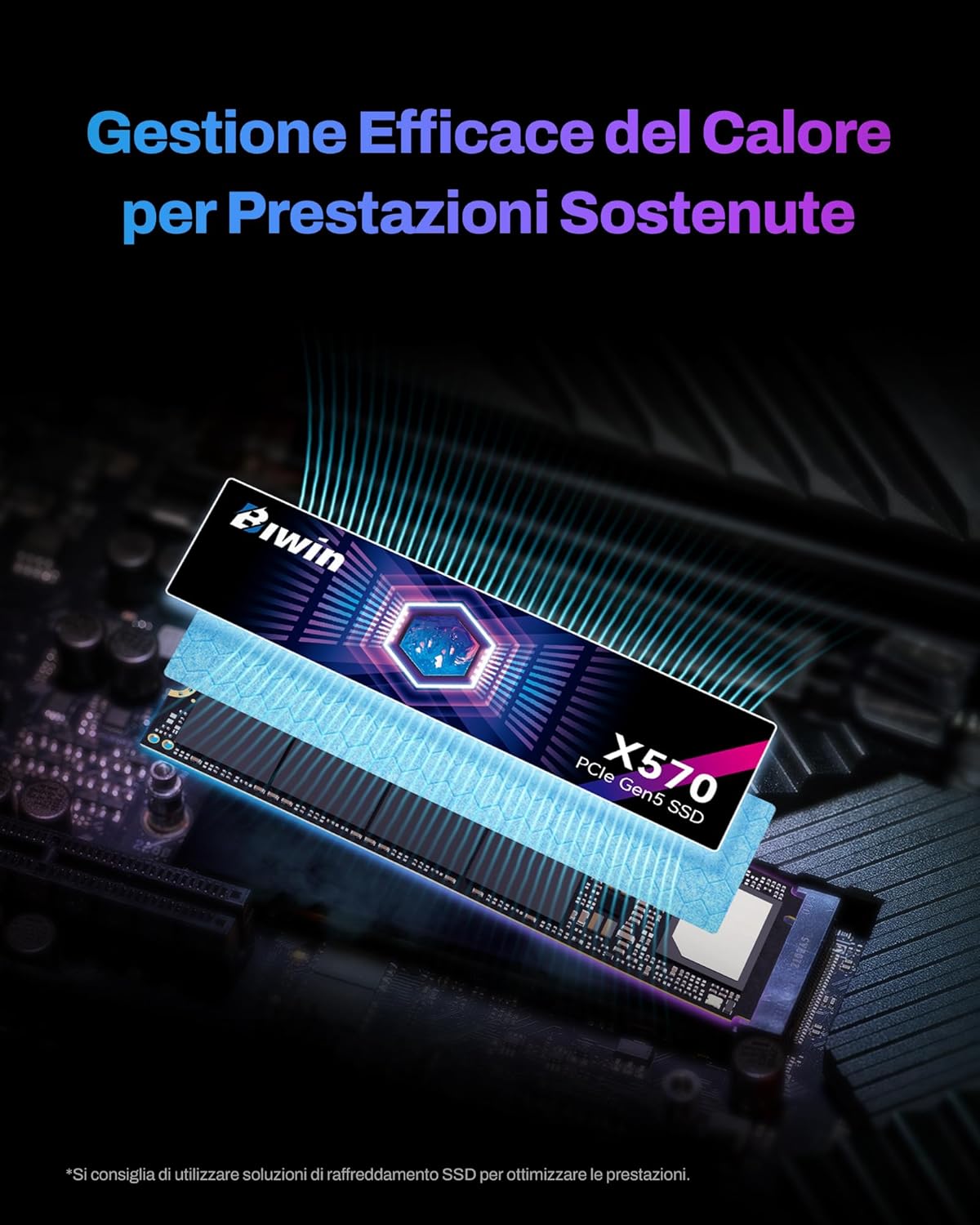 Biwin Black Opal X570 Gen5 SSD Gaming 4TB - immagine 5