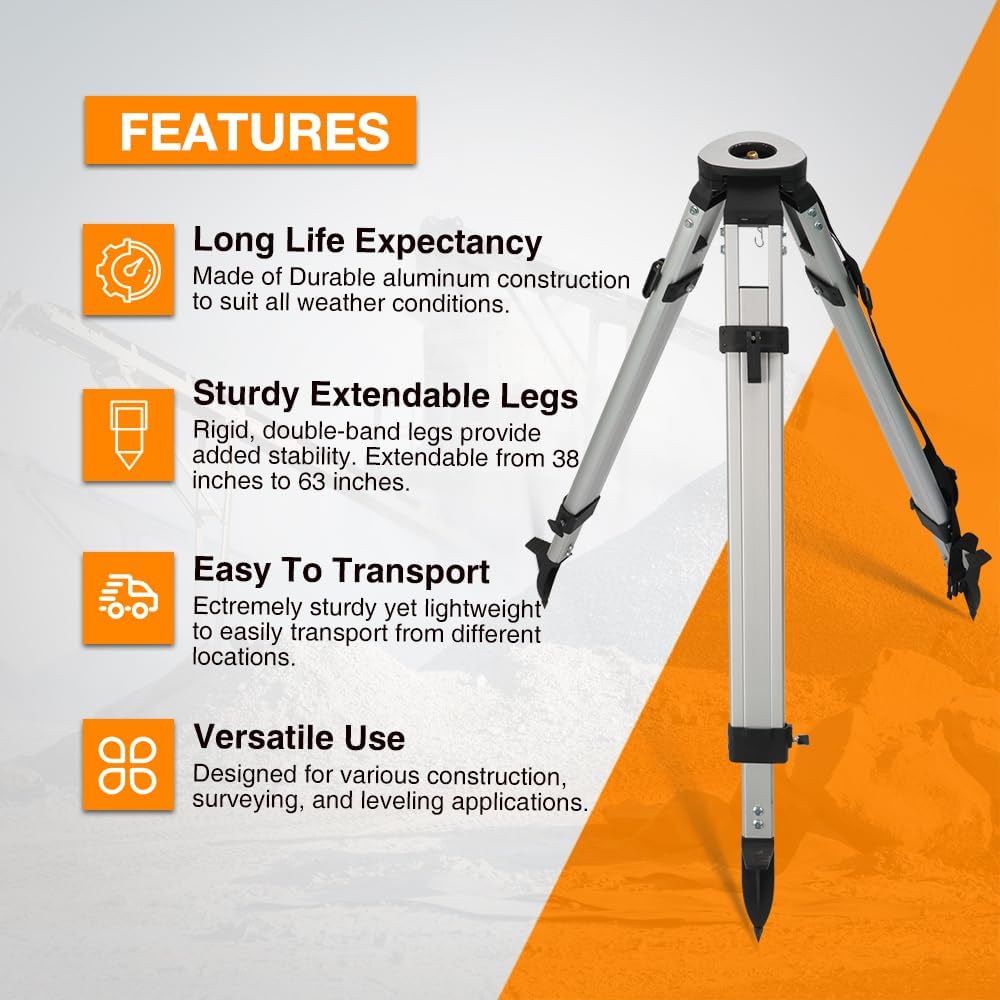 Treppiede Rilevamento Alluminio Testa Piatta 5/8 Pollici - immagine 4