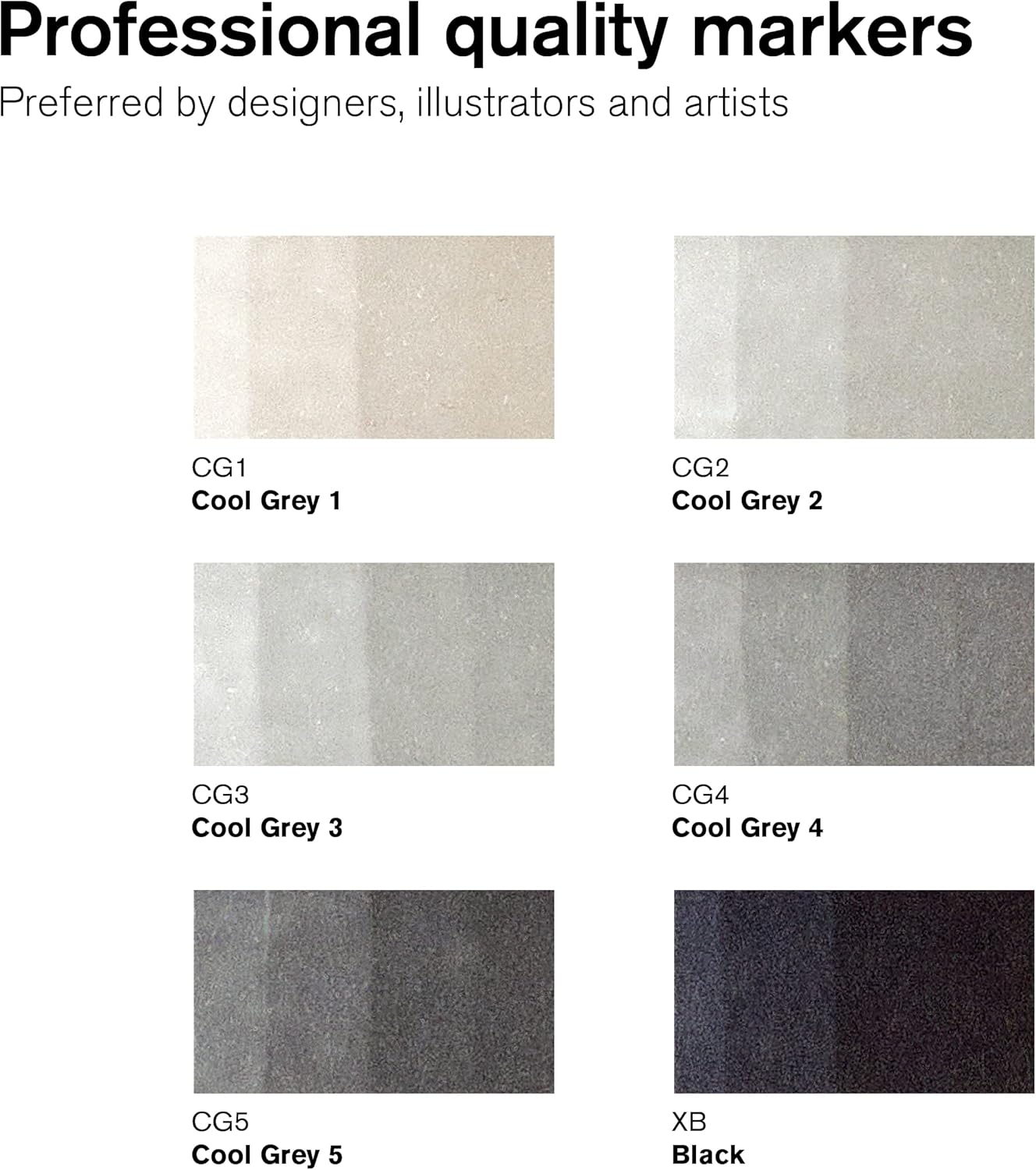 Winsor & Newton ProMarker - 6 Pennarelli Toni Neutri - immagine 3