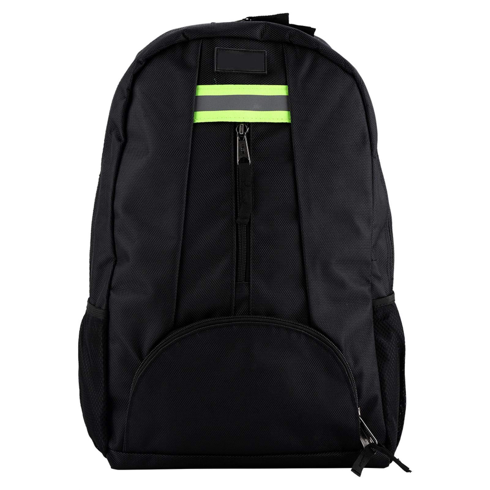 Borsa per Attrezzi , Zaino per Attrezzi 1680D Zaino da Lavoro in Tessuto Oxford Zaino per Attrezzi in Tessuto per Elettricista Idraulico Riparatore(Nero)