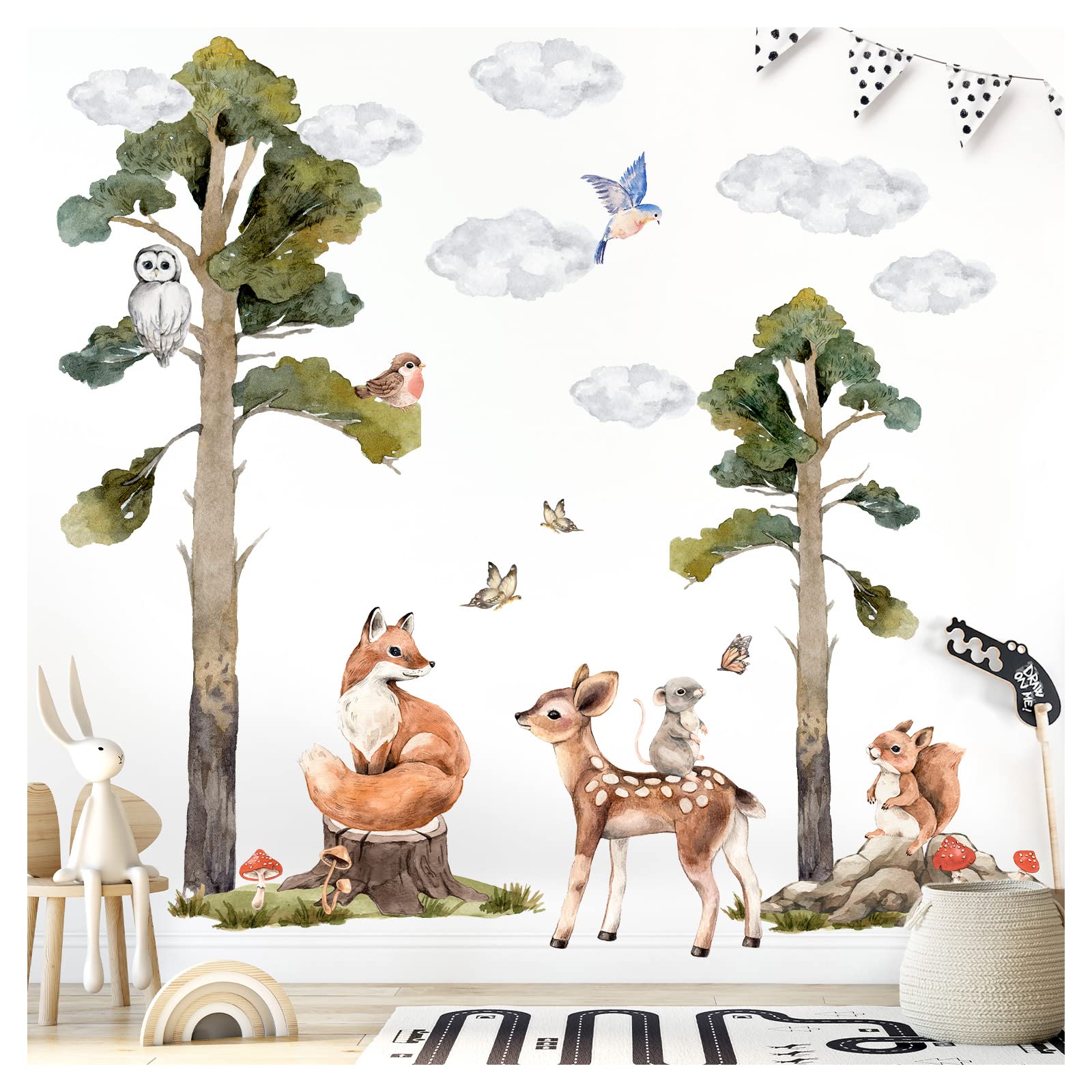 Grandora Adesivo da parete per cameretta dei bambini, DL772-4