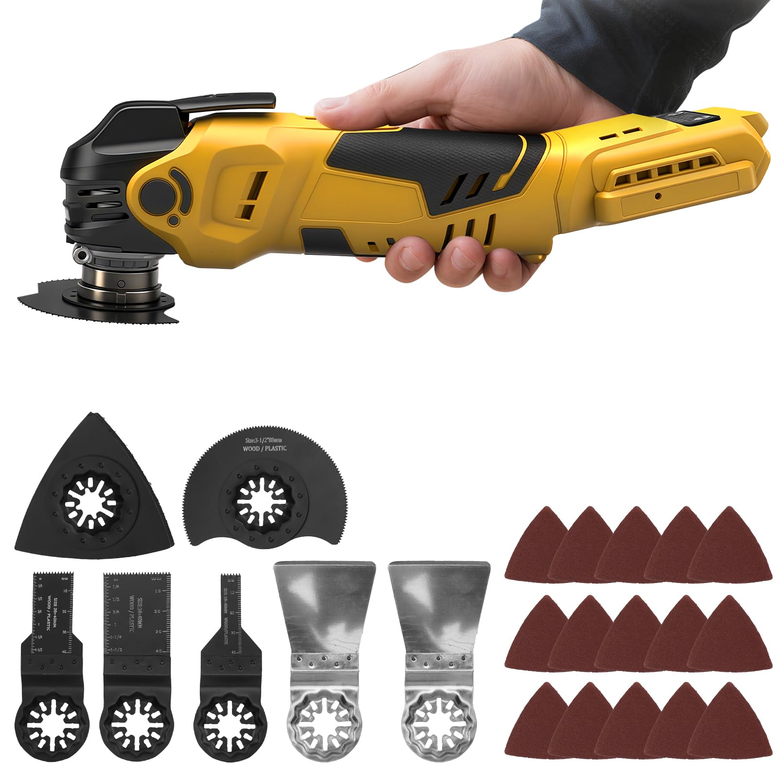 Utensile Oscillante a Batteria Brushless 8000-22000 giri/min