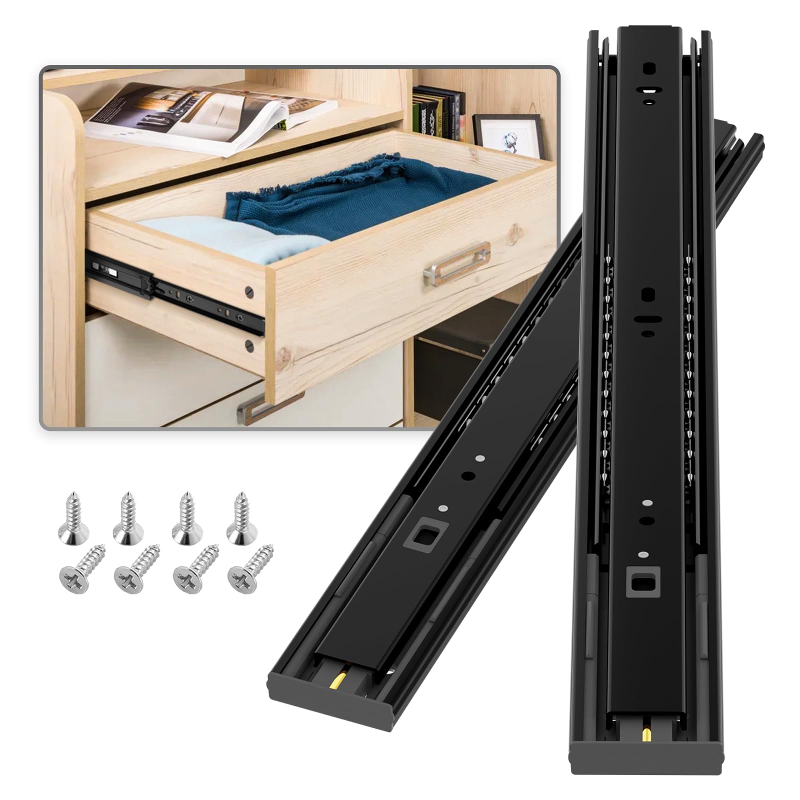 Aolisheng Guide per Cassetti 600mm Chiusura Automatica