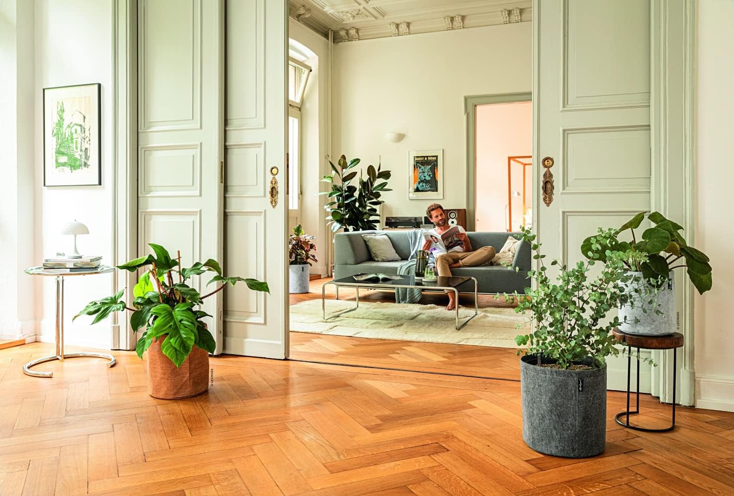 LECHUZA TRENDCOVER 32 Felt grigio scuro 14192 - immagine 4