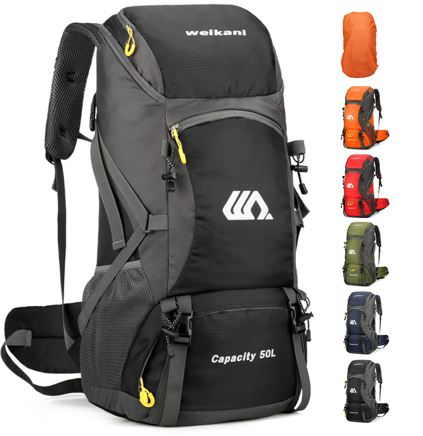 jianyana Zaino Trekking 50L Impermeabile